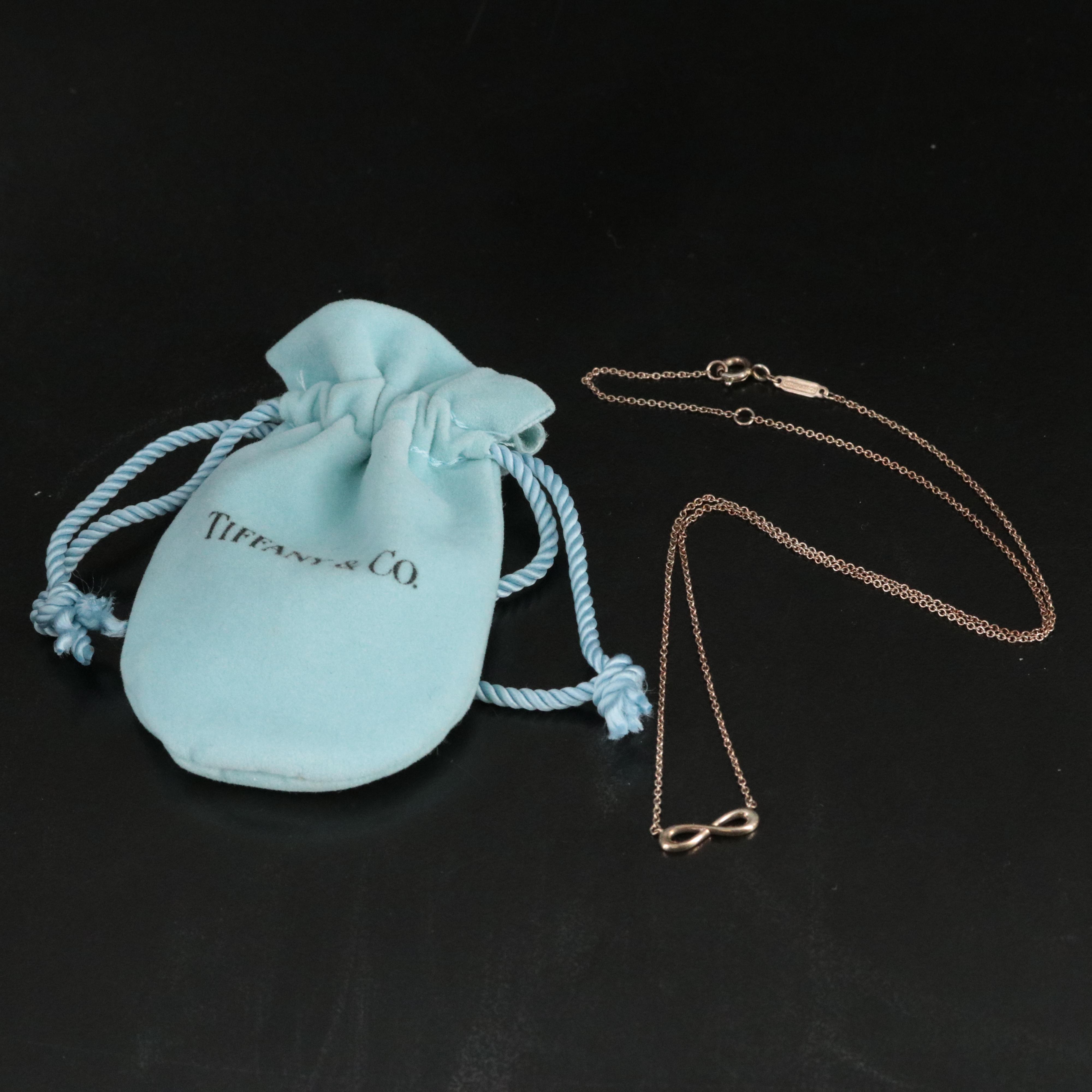 Tiffany & Co. Sterling Infinity Necklace