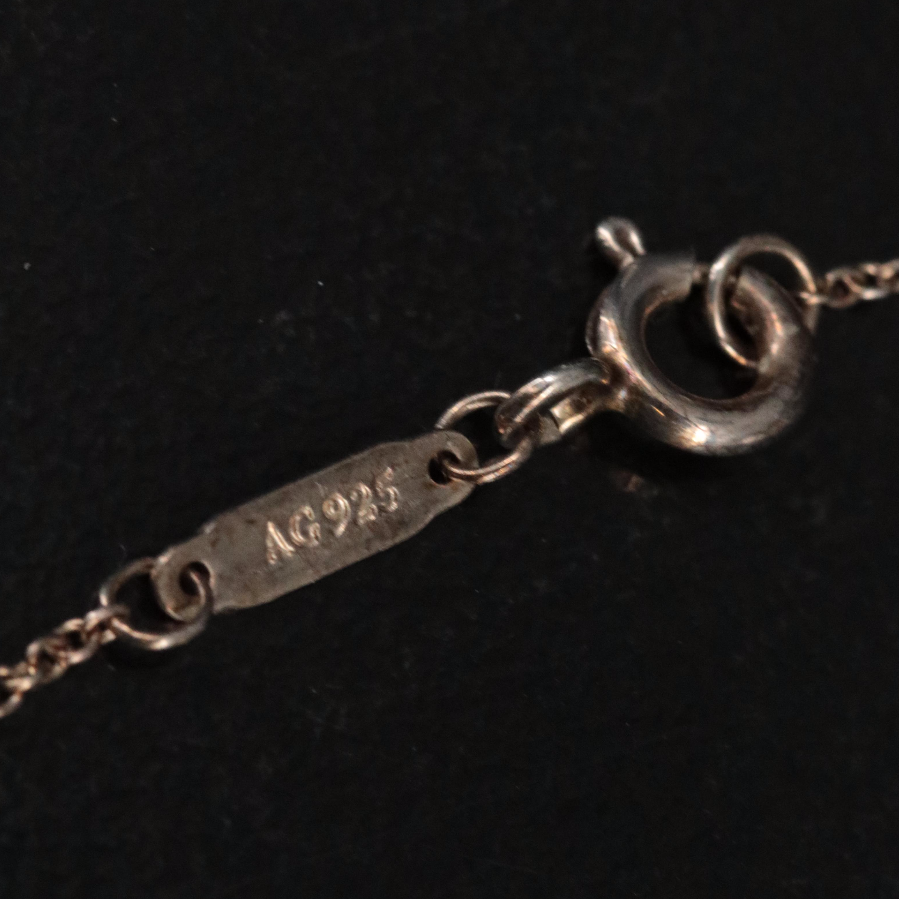 Tiffany & Co. Sterling Infinity Necklace