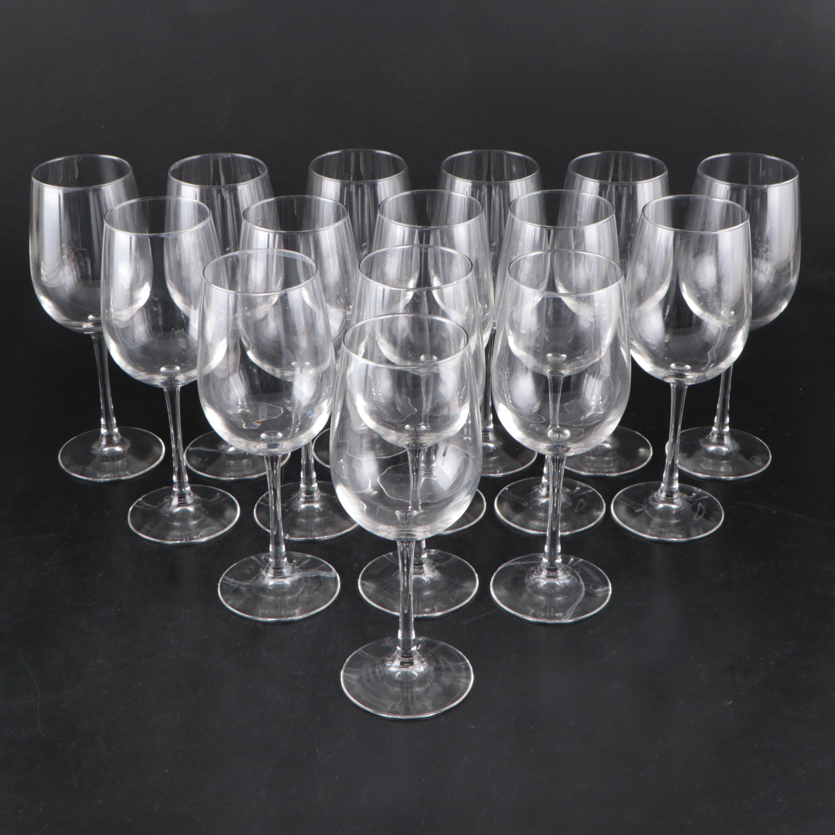 Set of Fifteen Wine Glasses