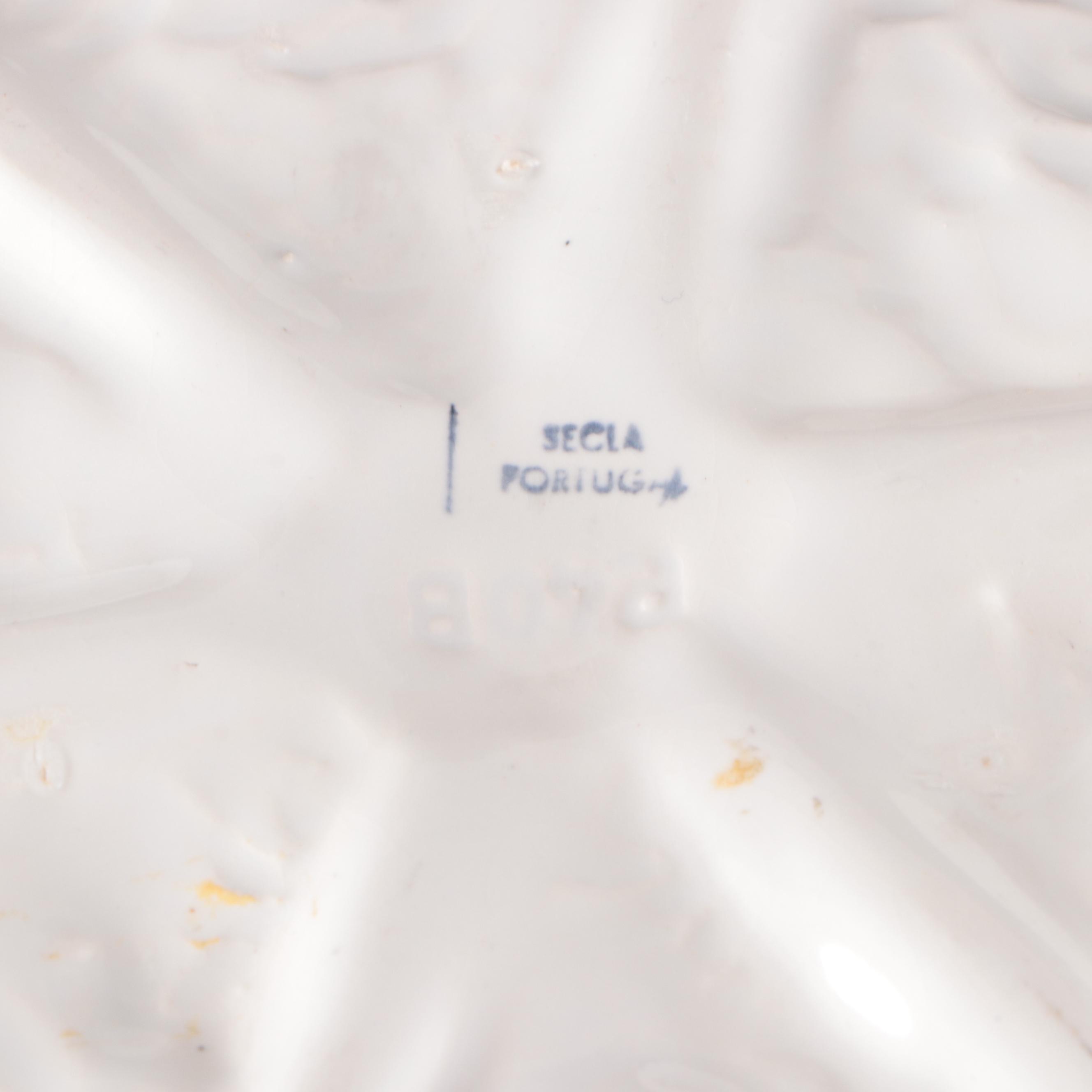 Secla Portuguese Cabbage Soup Tureen with Other Ceramic Lidded Tureen