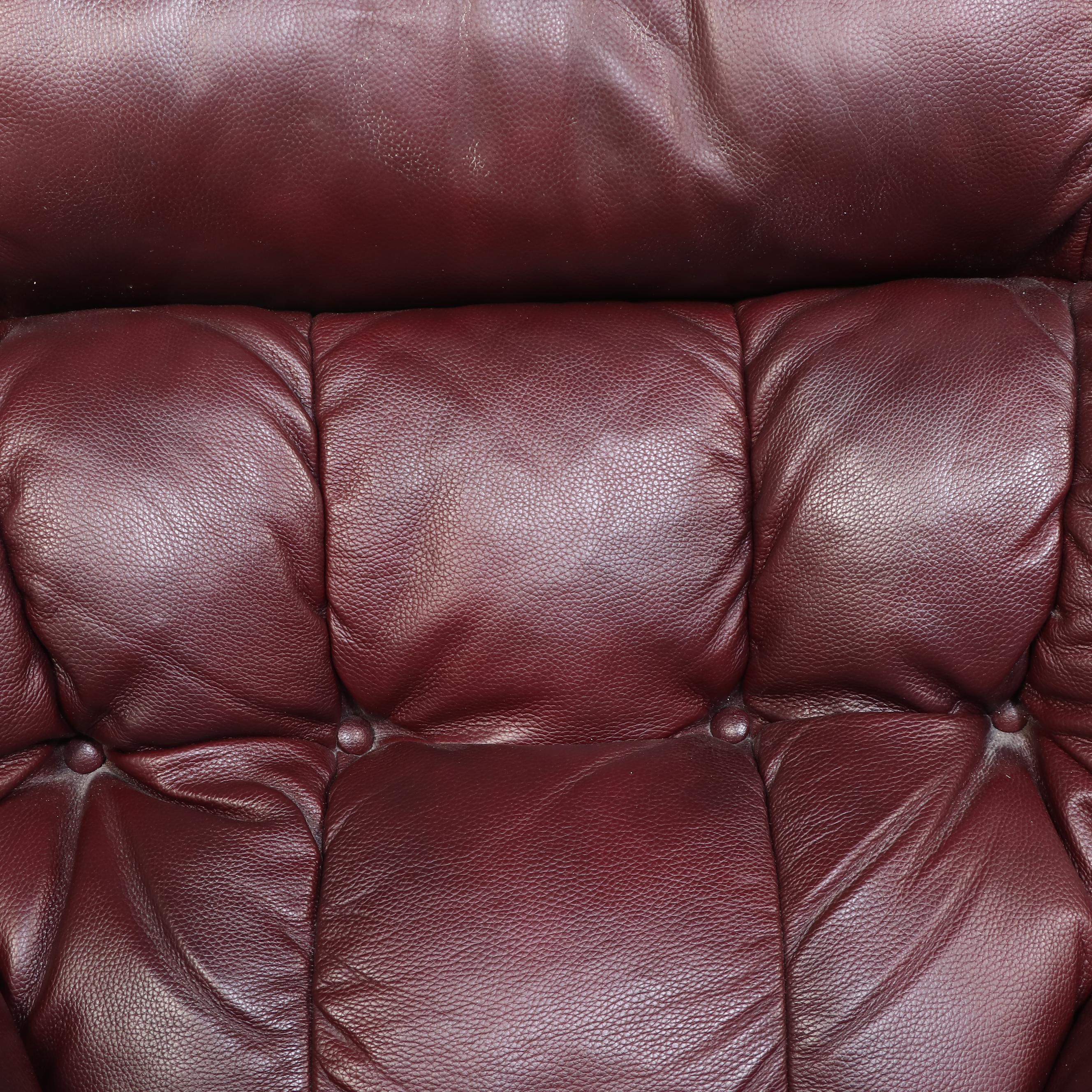 Best Chairs Overstuffed Faux Leather Recliner