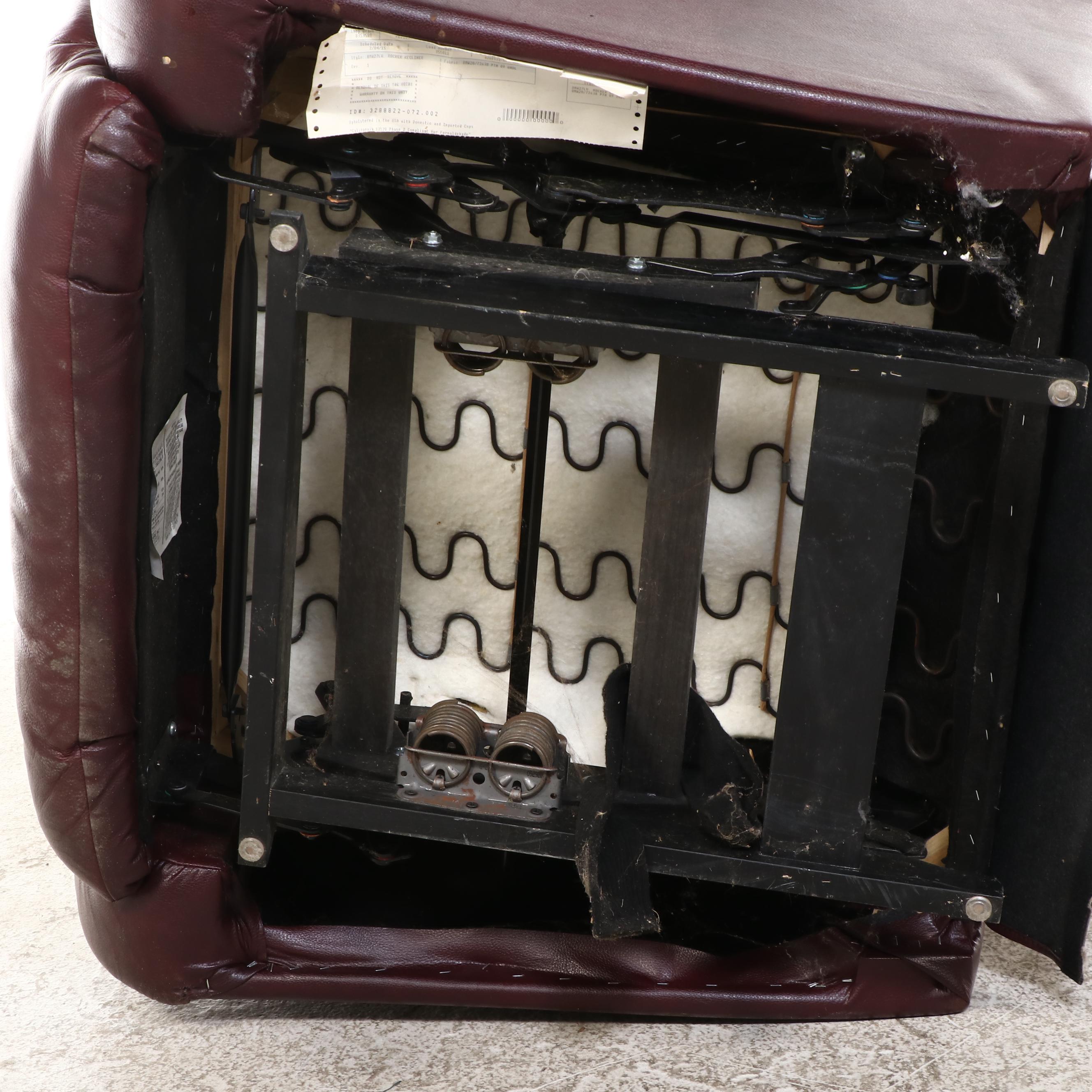 Best Chairs Overstuffed Faux Leather Recliner