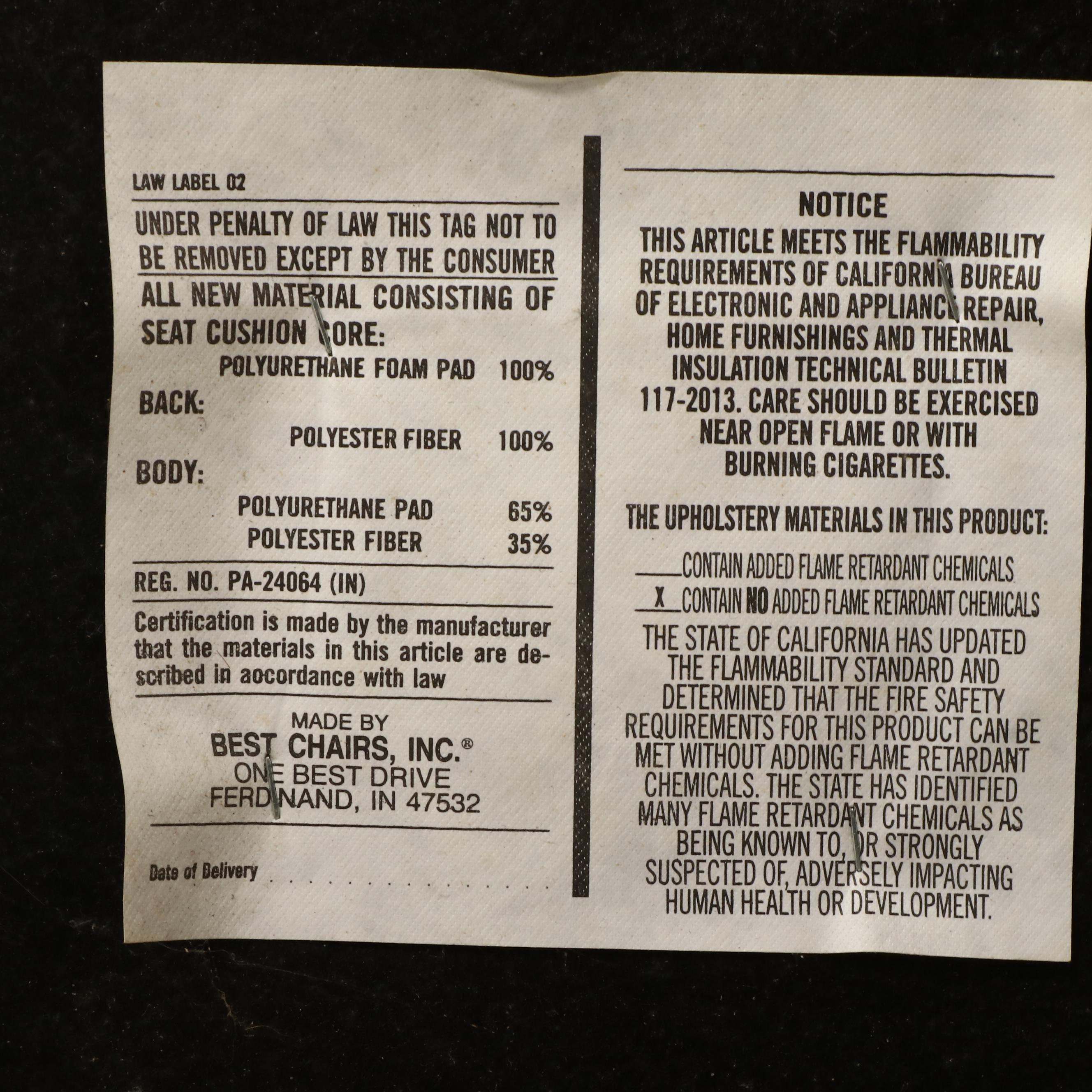 Best Chairs Overstuffed Faux Leather Recliner