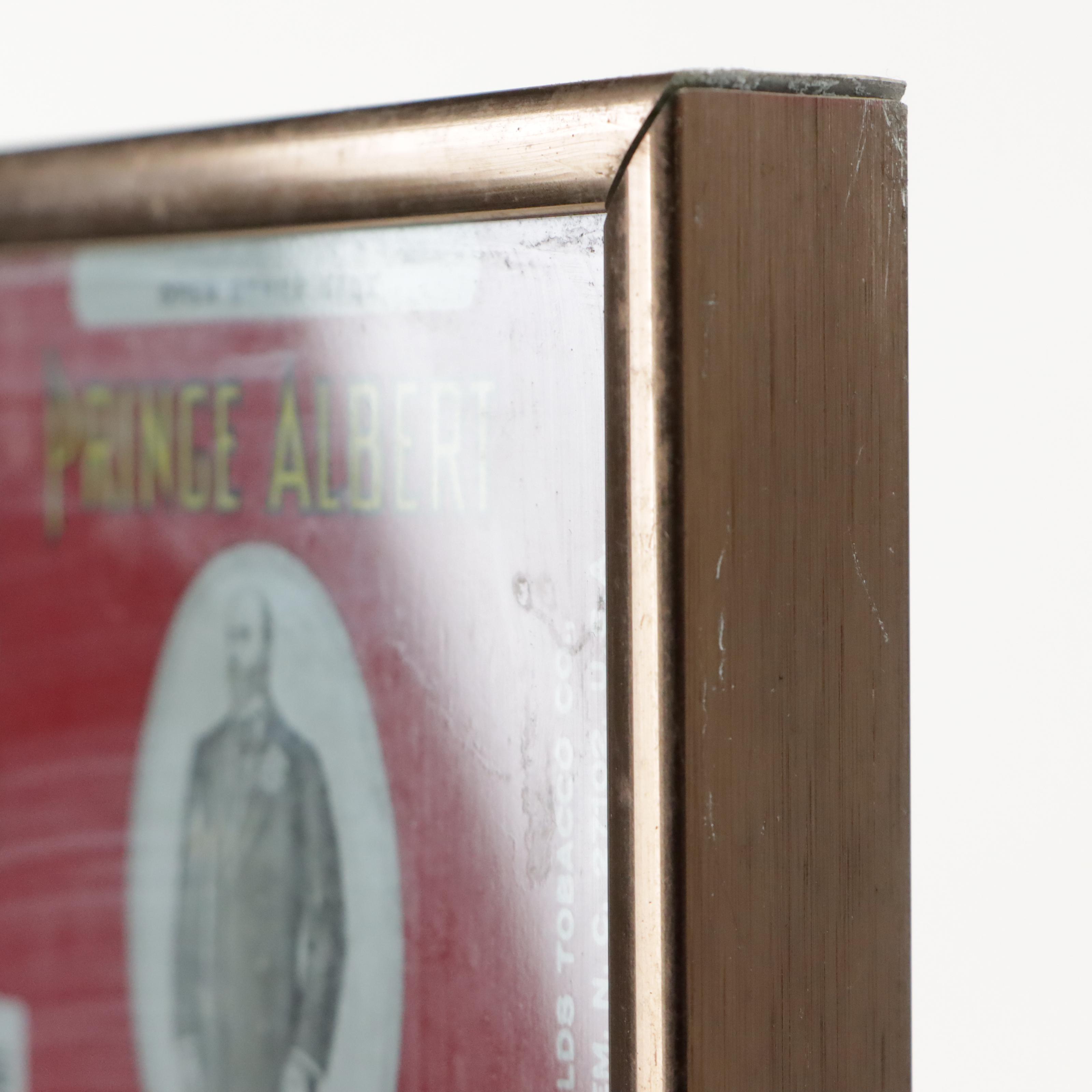 Uncut Tin Sheet of "Prince Albert" Tobacco Packaging, Early 20th Century