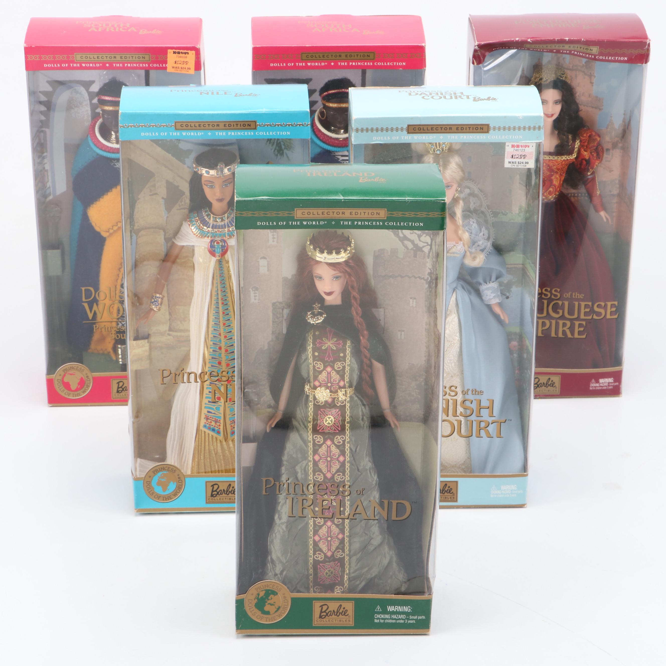 Mattel "Princess of Ireland," "Princess of the Nile" and More Barbie Dolls