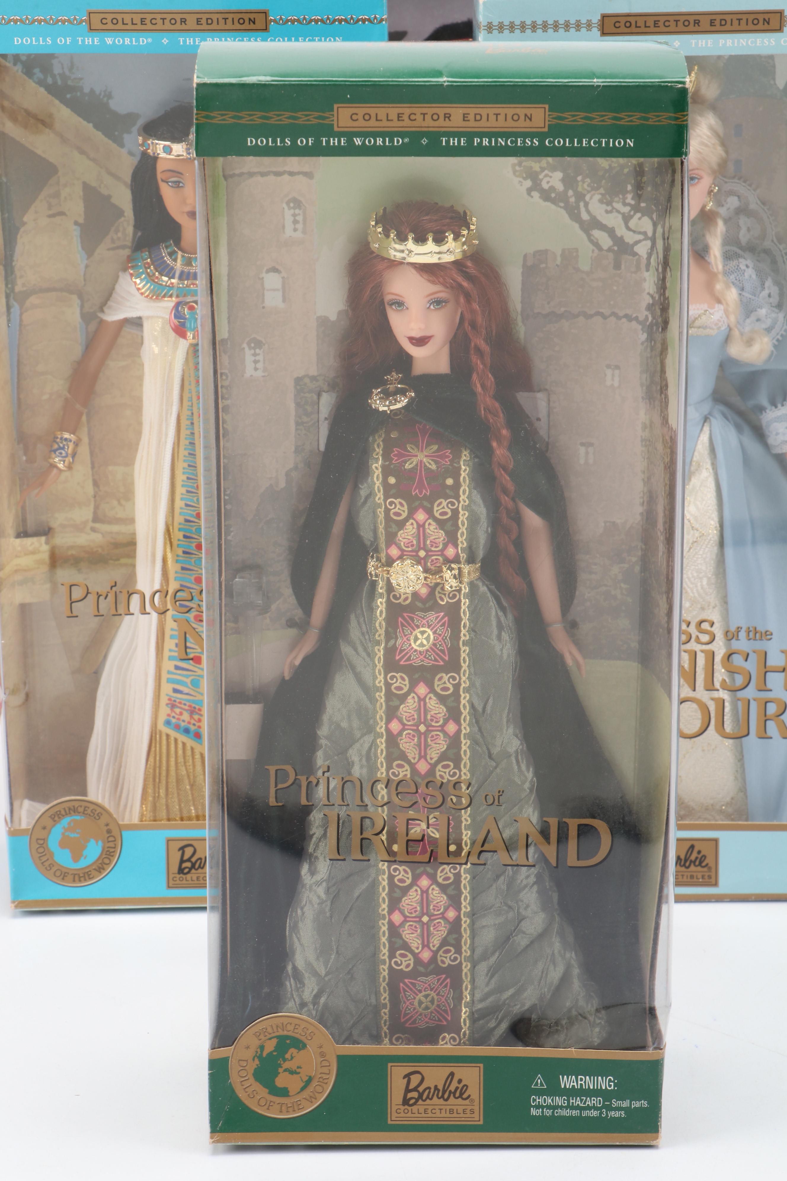 Mattel "Princess of Ireland," "Princess of the Nile" and More Barbie Dolls