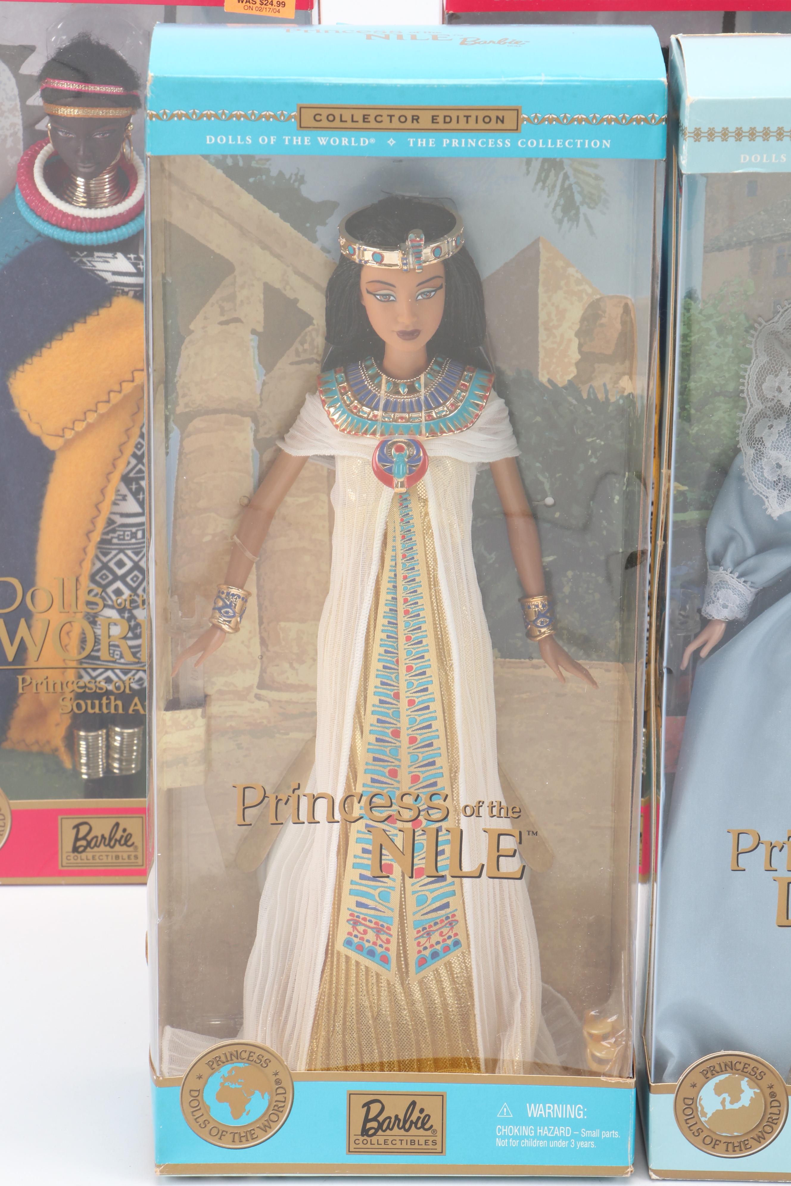 Mattel "Princess of Ireland," "Princess of the Nile" and More Barbie Dolls