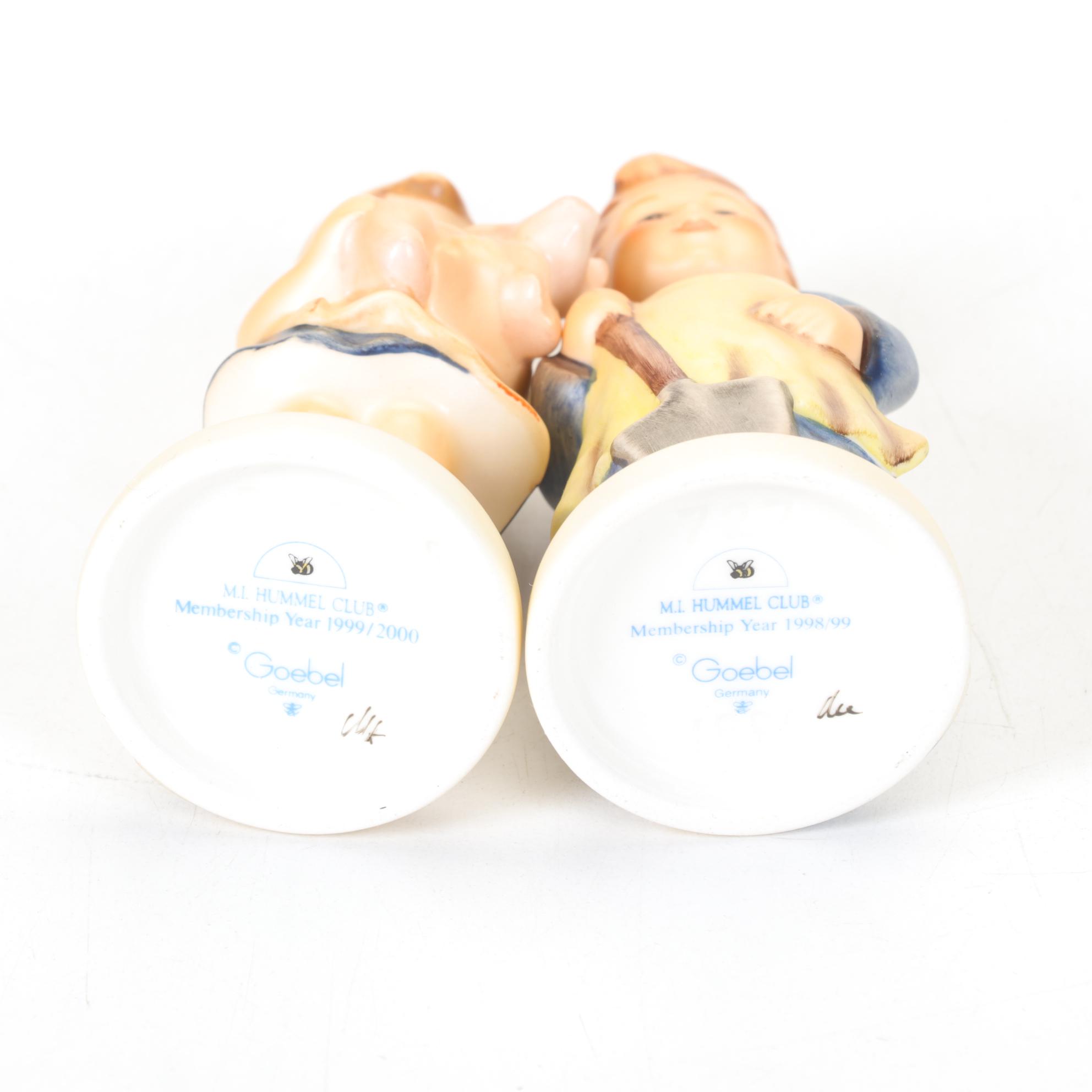 M.I. Hummel Club Exclusive Edition Figurines with Numbered Christmas Ornament