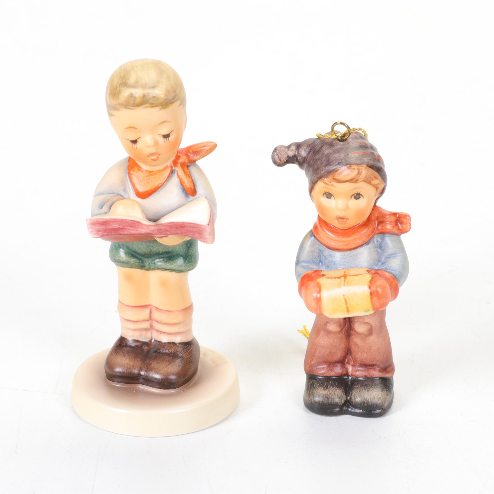 M.I. Hummel Club Exclusive Edition Figurines with Numbered Christmas Ornament