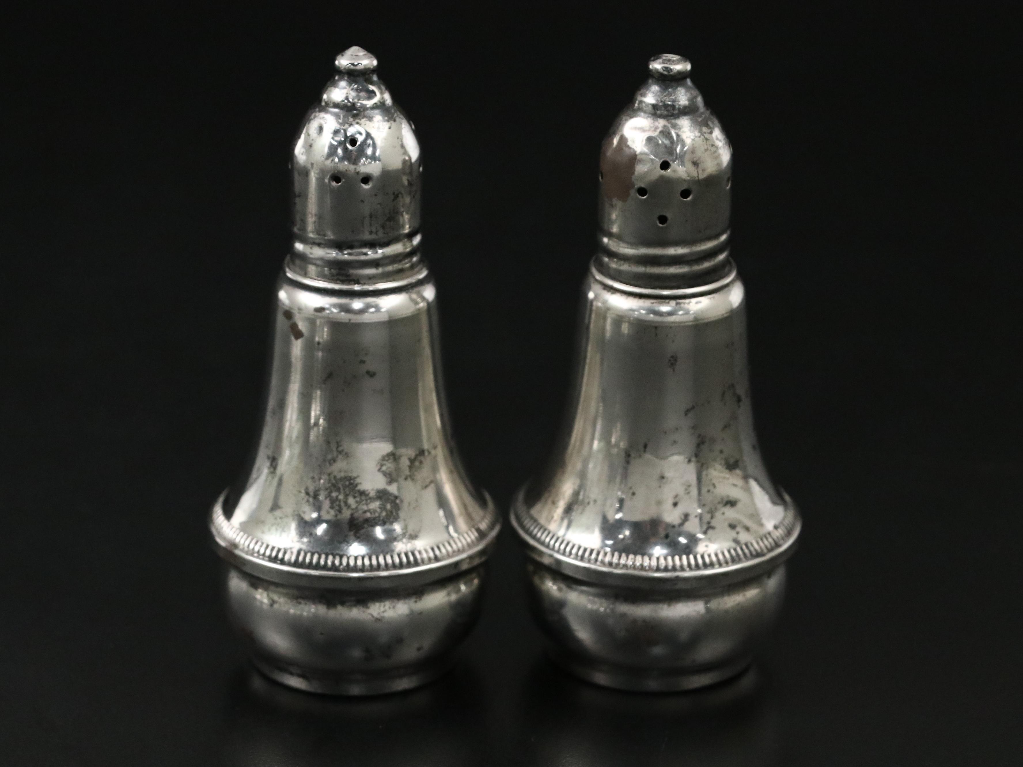 Duchin Creations Sterling Silver Shakers with Other Table Accessories