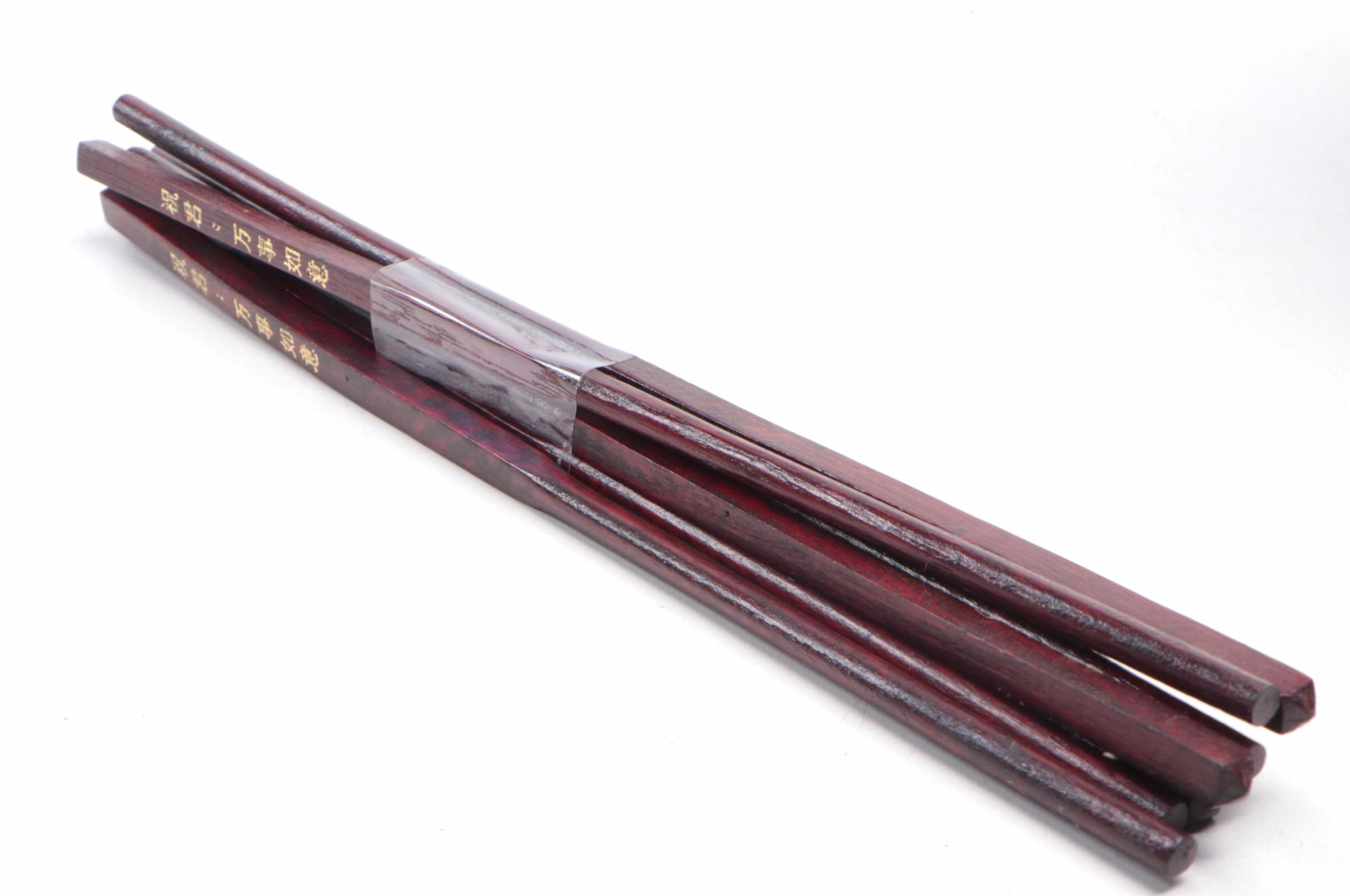 Cast-Metal Japanese Shrine Lantern with Carved Wood Chopsticks