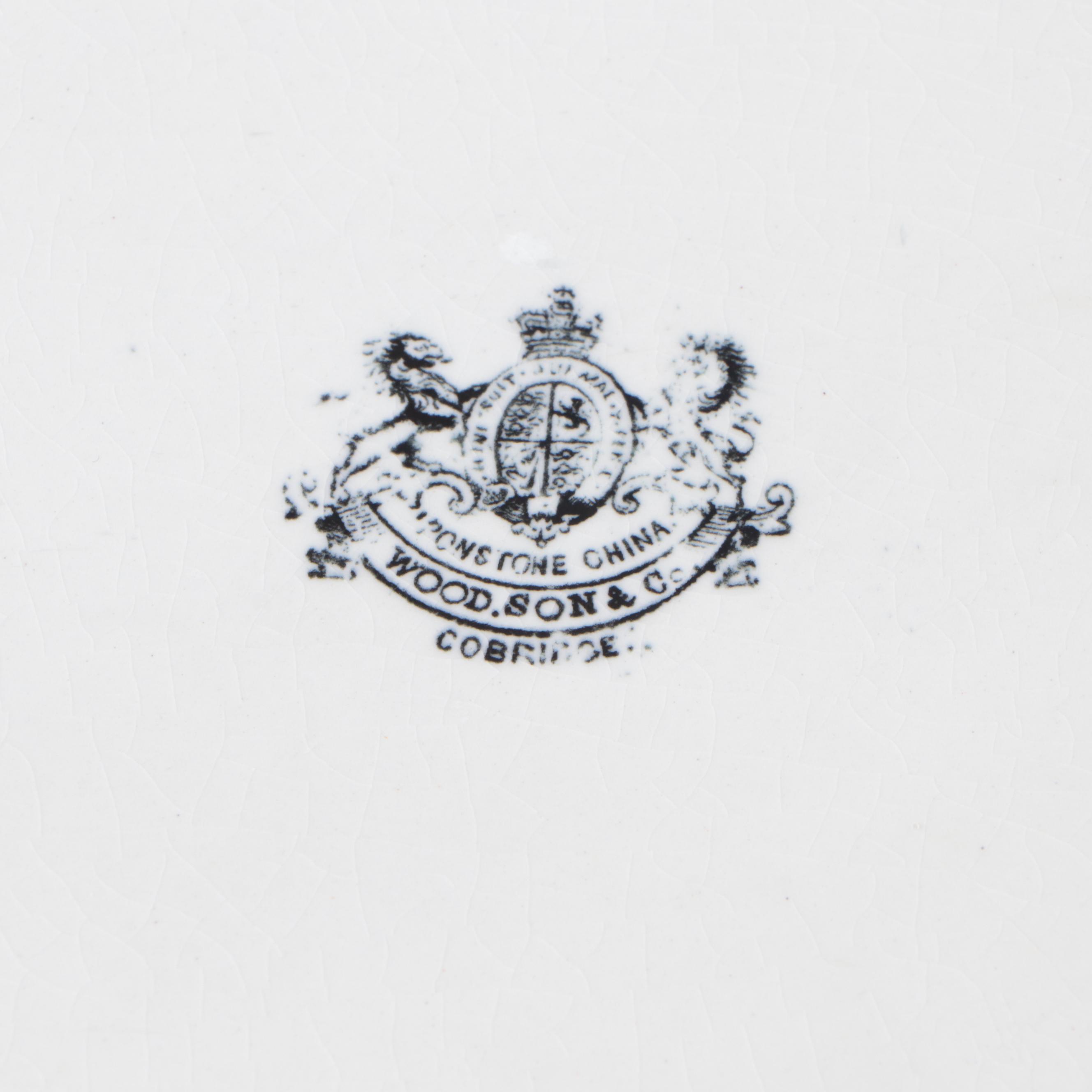 Wood, Son & Co. Ironstone Platter with Other Trays, Pitcher and Teapot