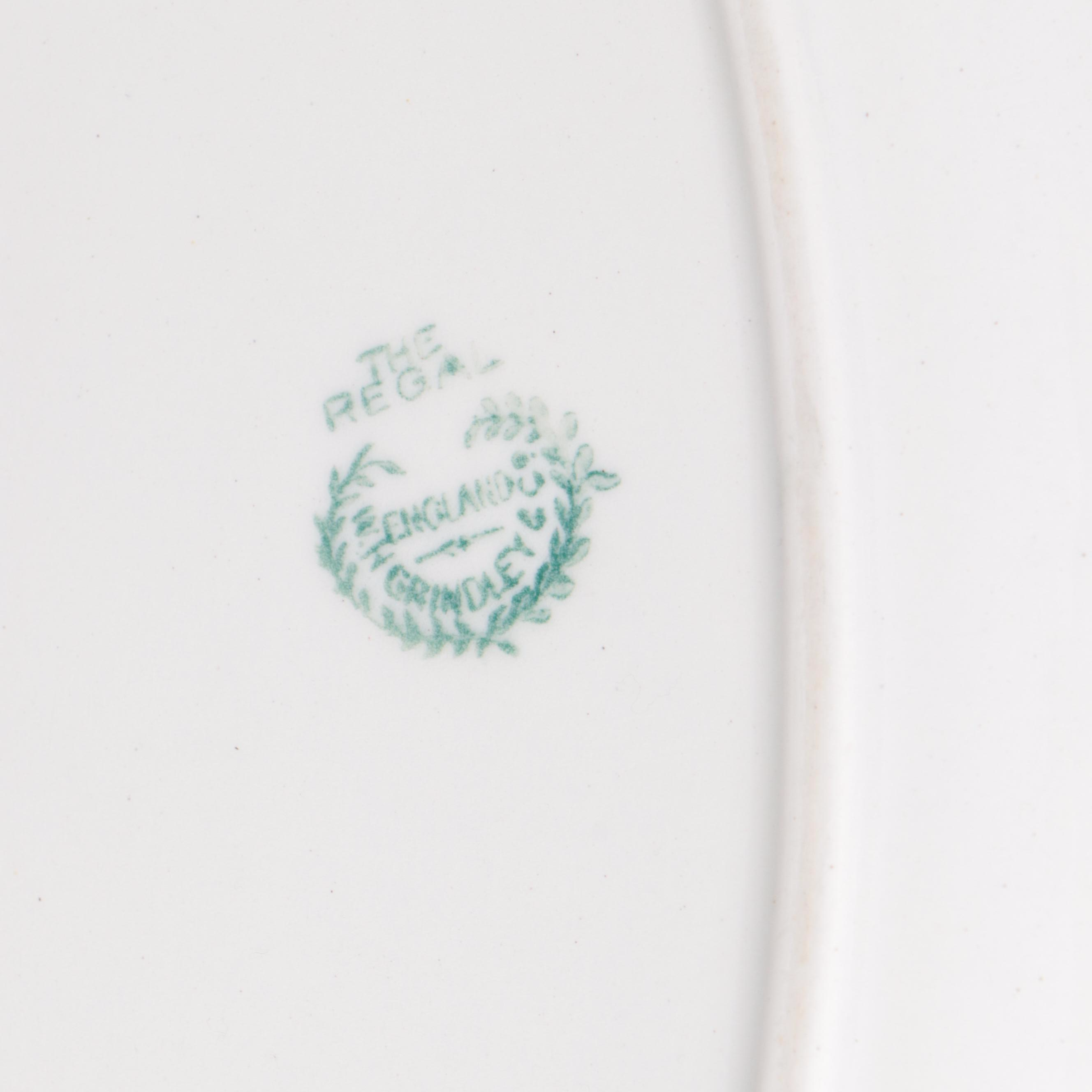 Wood, Son & Co. Ironstone Platter with Other Trays, Pitcher and Teapot