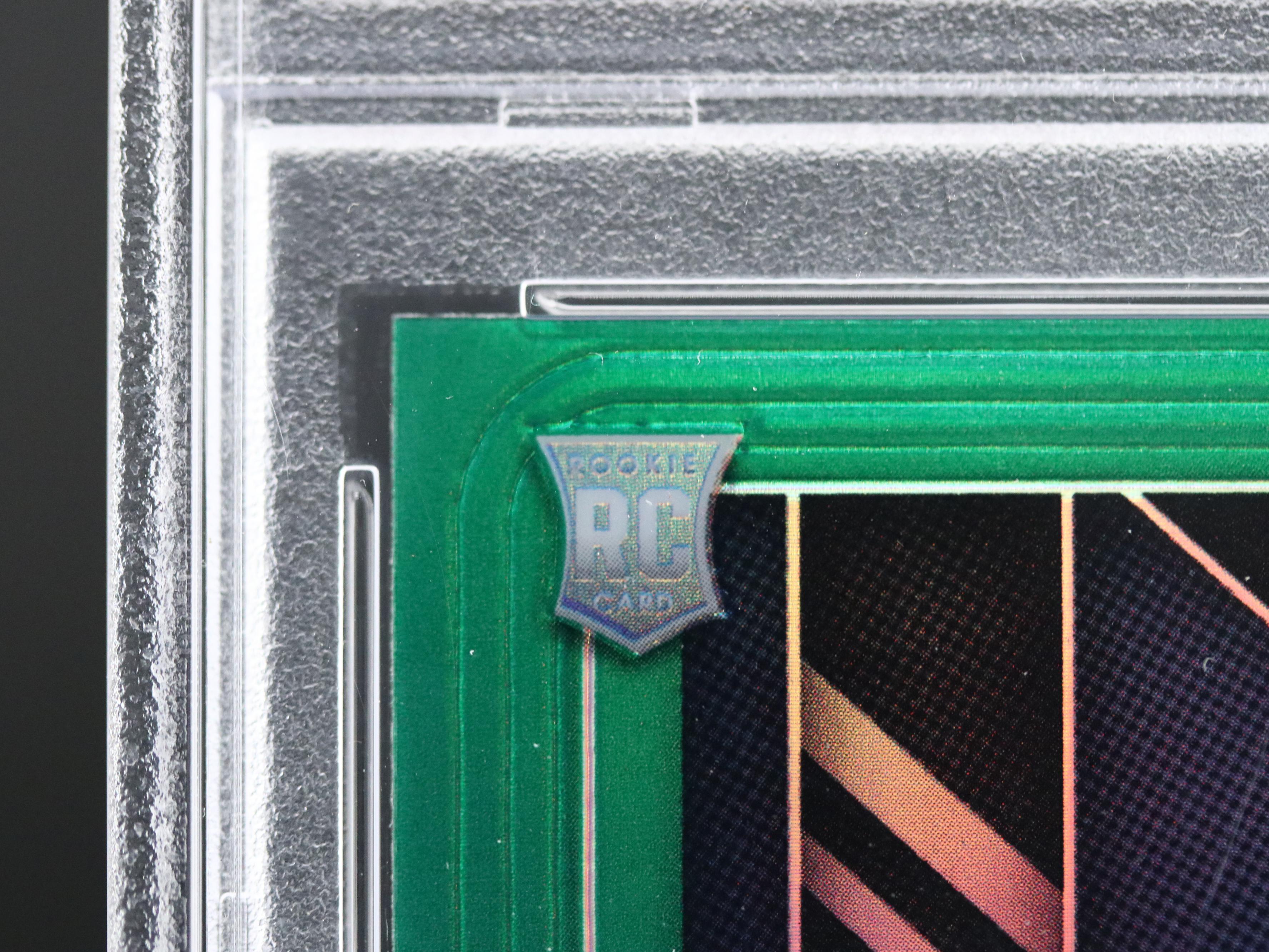 2018 Prizm Jaren Jackson Jr. Green Rookie Basketball Card Graded PSA 9 and More