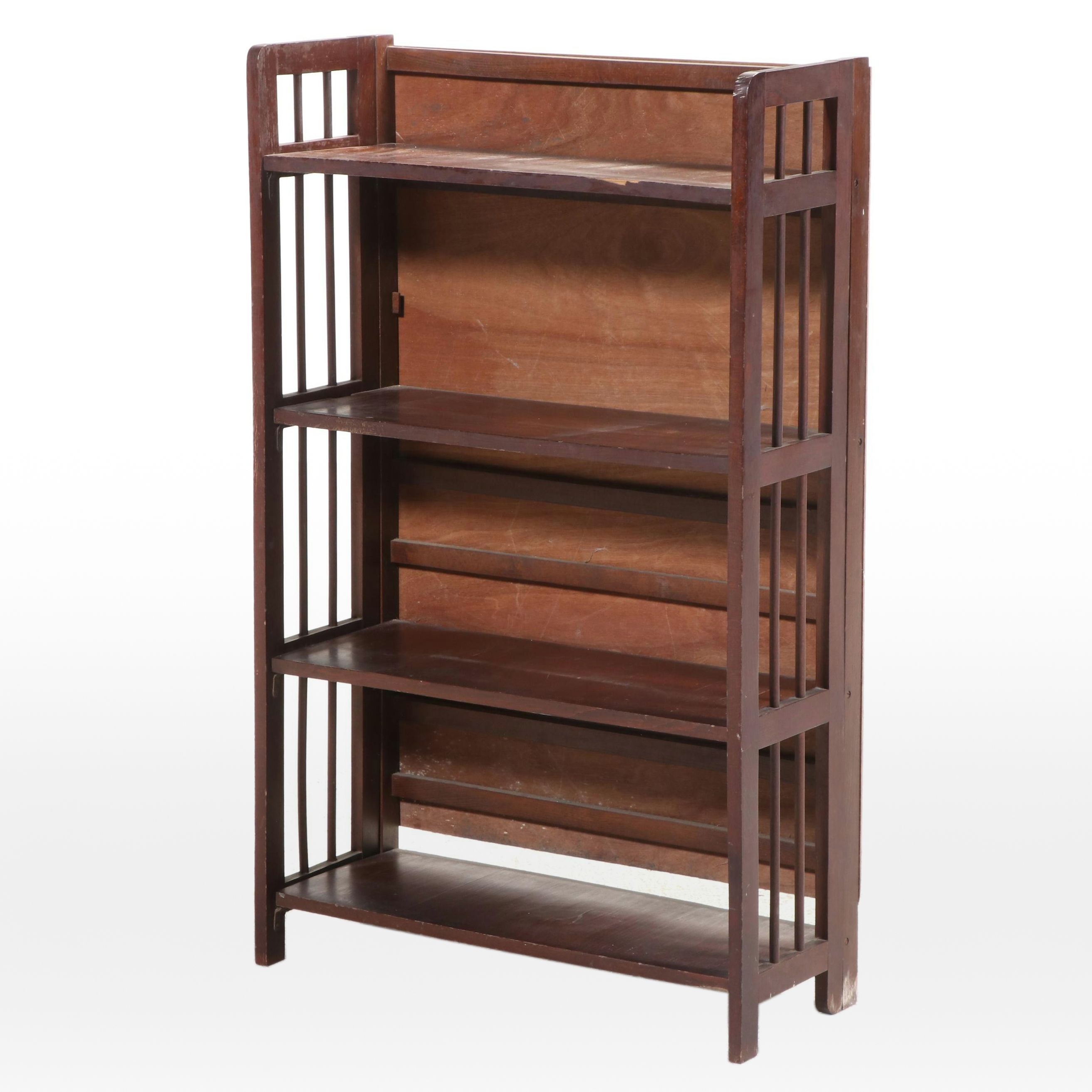 Great Eastern Lumber Co. Four-Shelf Folding Bookcase