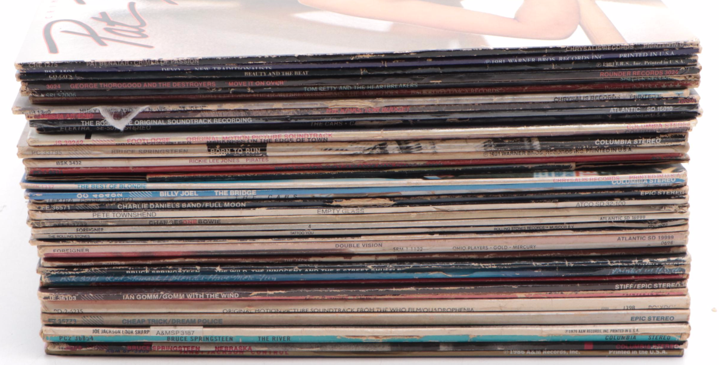 Pat Benatar, Bruce Springsteen, Cheap Trick, and More Vinyl Record Albums