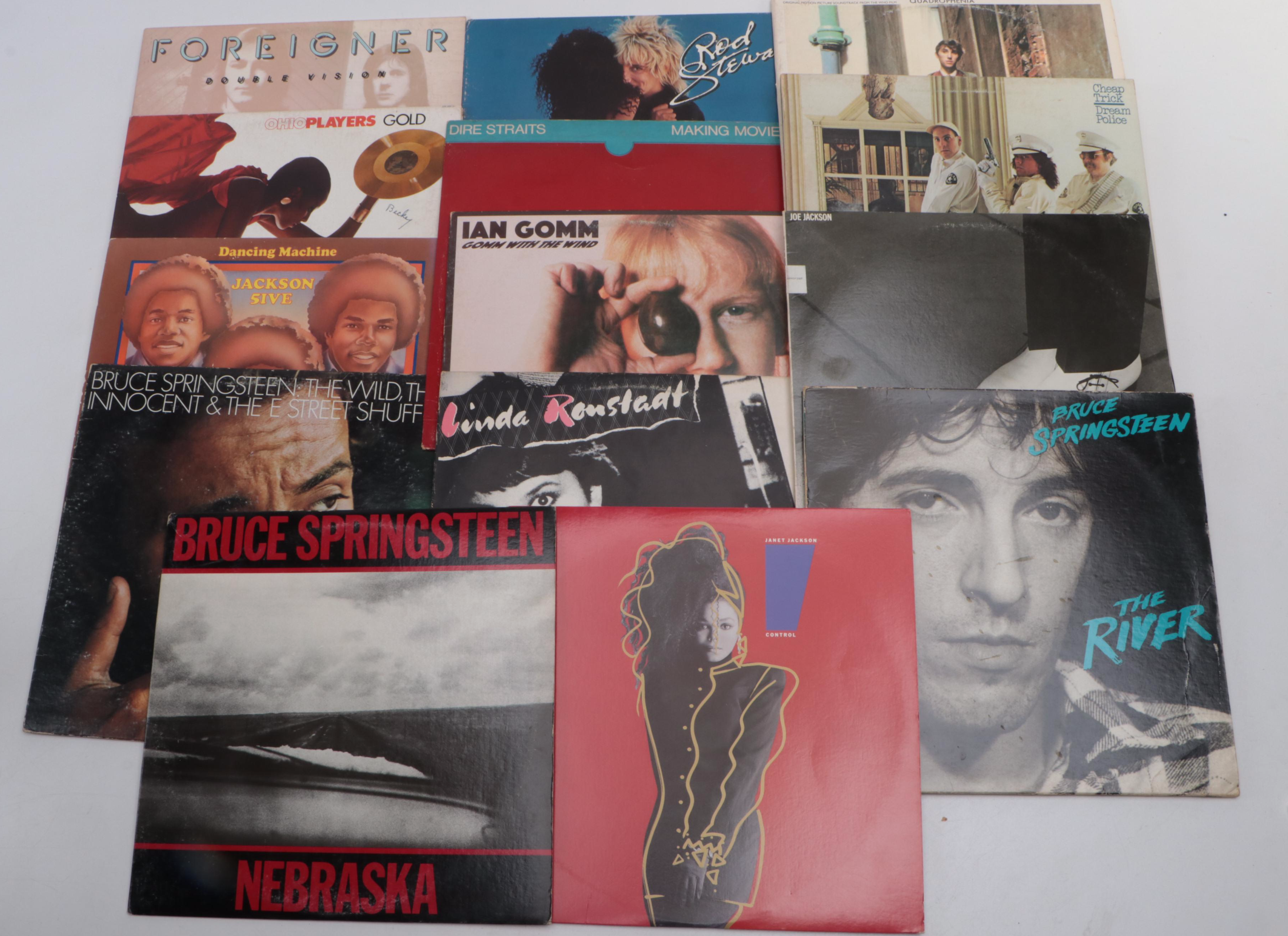 Pat Benatar, Bruce Springsteen, Cheap Trick, and More Vinyl Record Albums