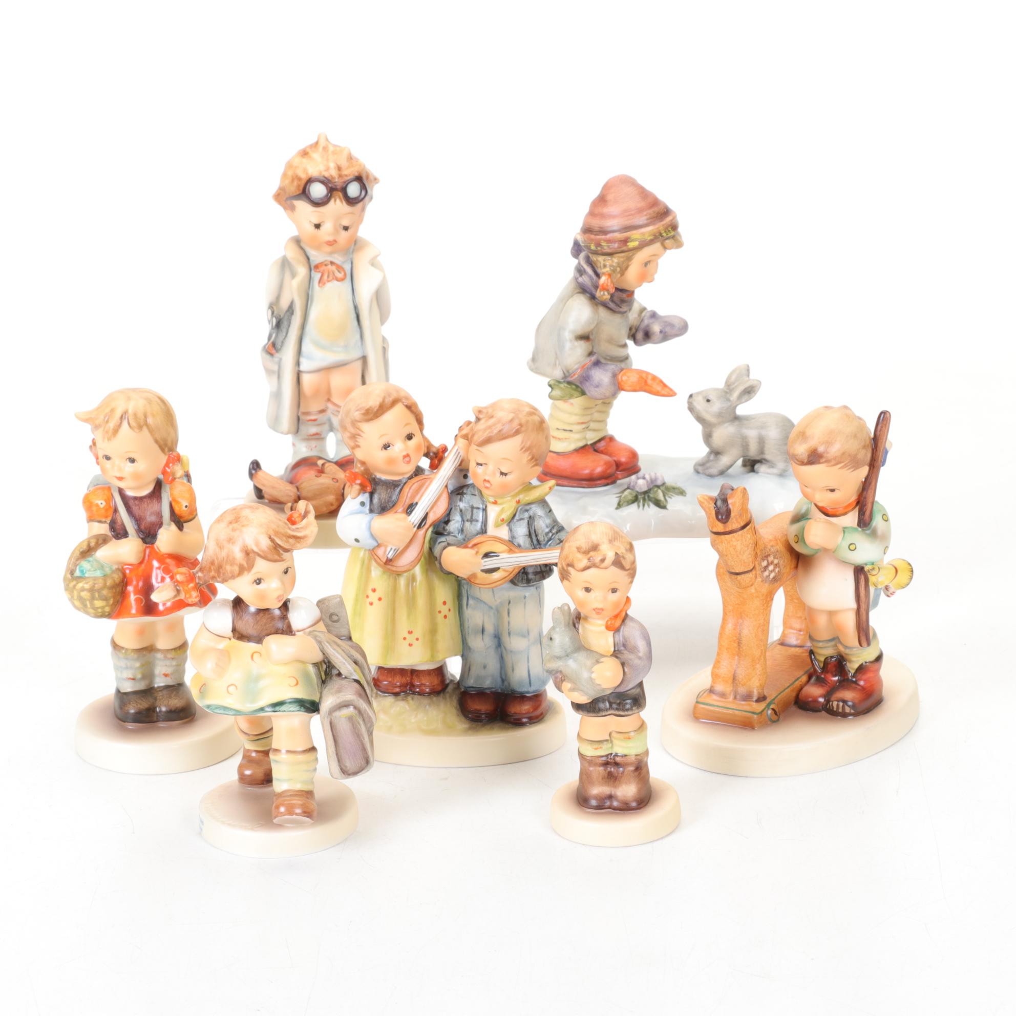 Goebel Hummel Figurines Featuring First Edition Signed "My Best Friend"