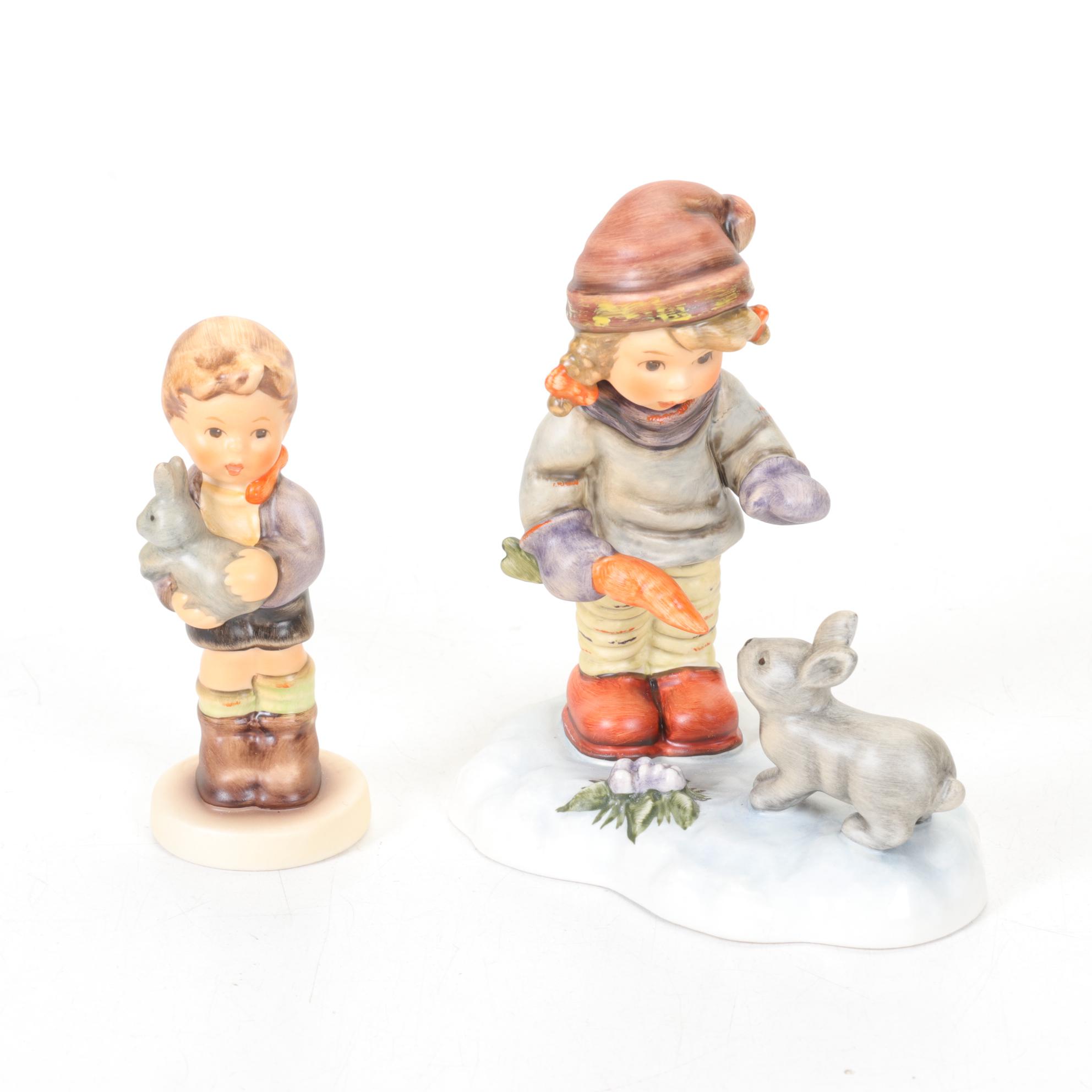 Goebel Hummel Figurines Featuring First Edition Signed "My Best Friend"