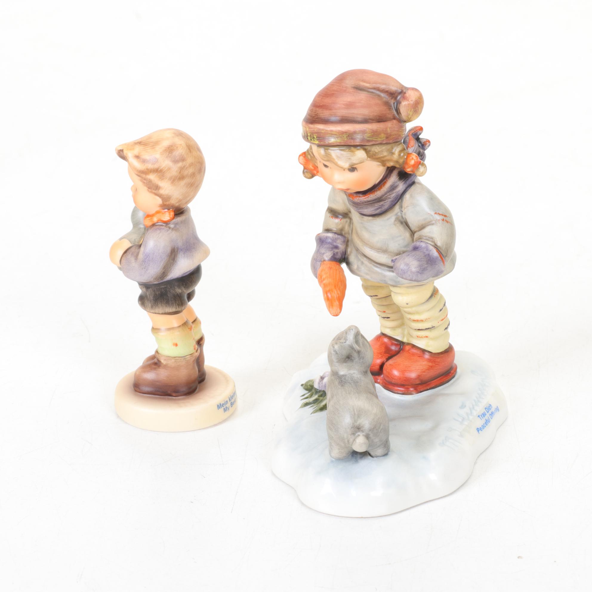 Goebel Hummel Figurines Featuring First Edition Signed "My Best Friend"