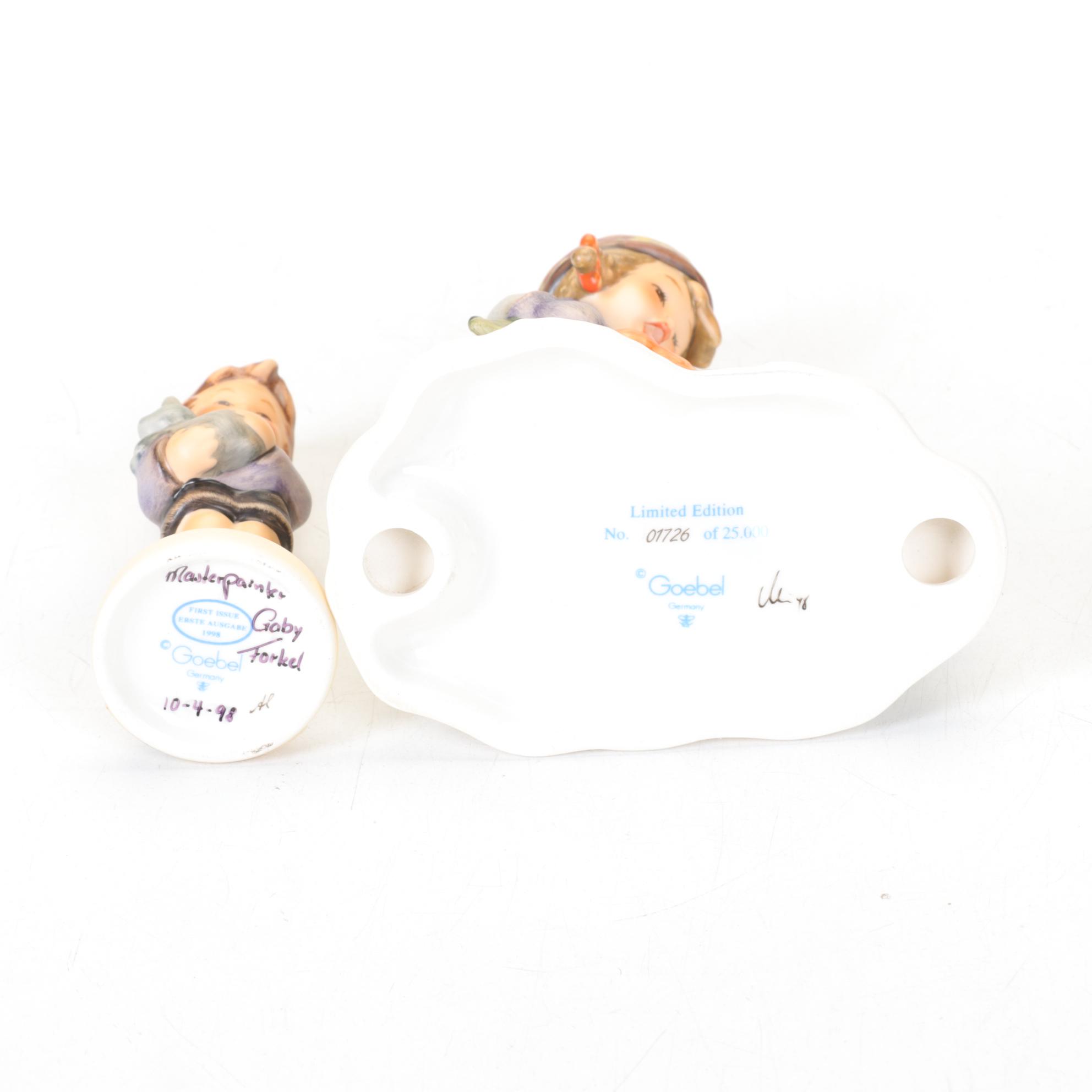 Goebel Hummel Figurines Featuring First Edition Signed "My Best Friend"