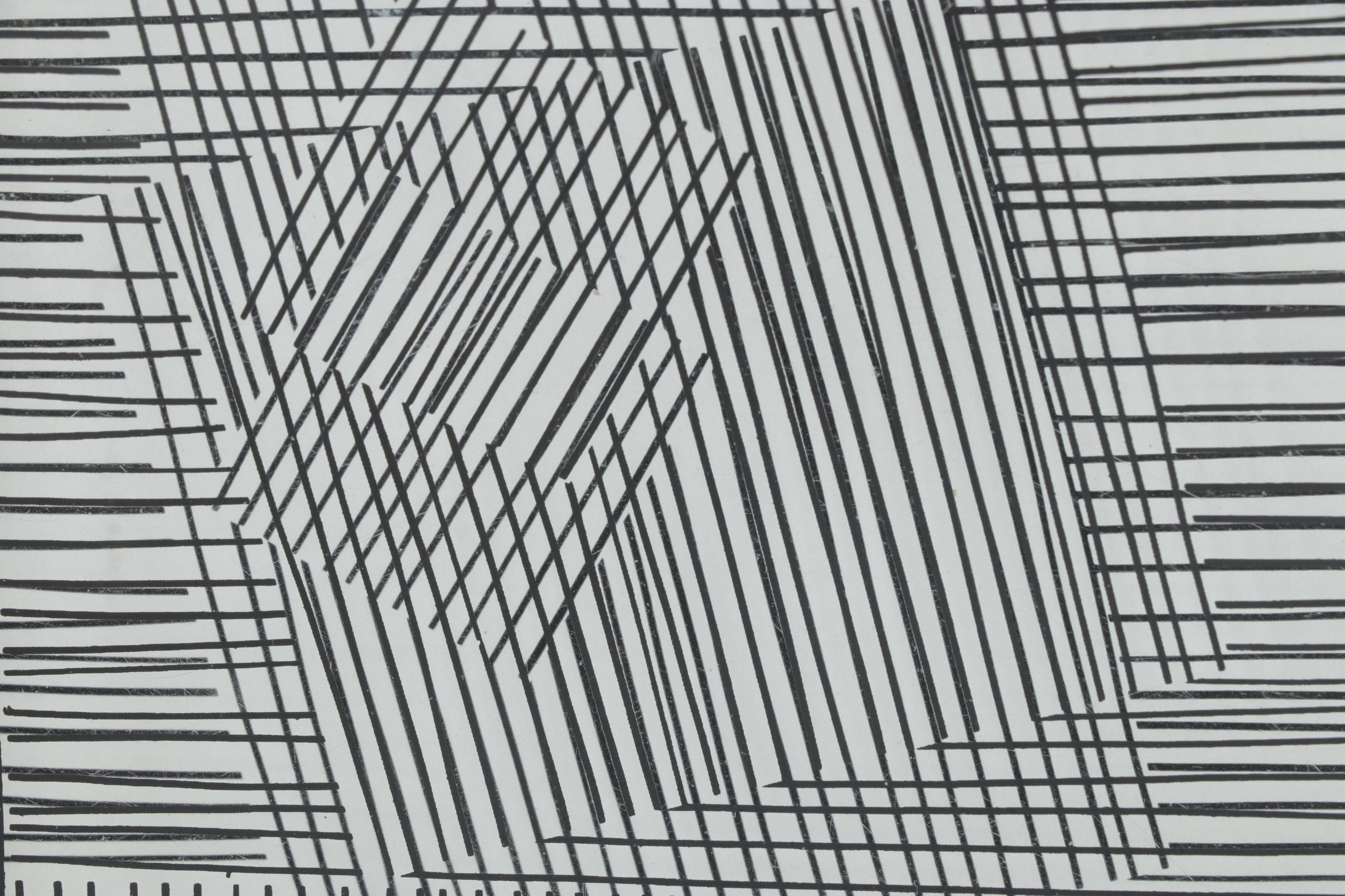 Victor Vasarely Op Art Serigraph 3-D Assemblage From "Cinétiques," 1973