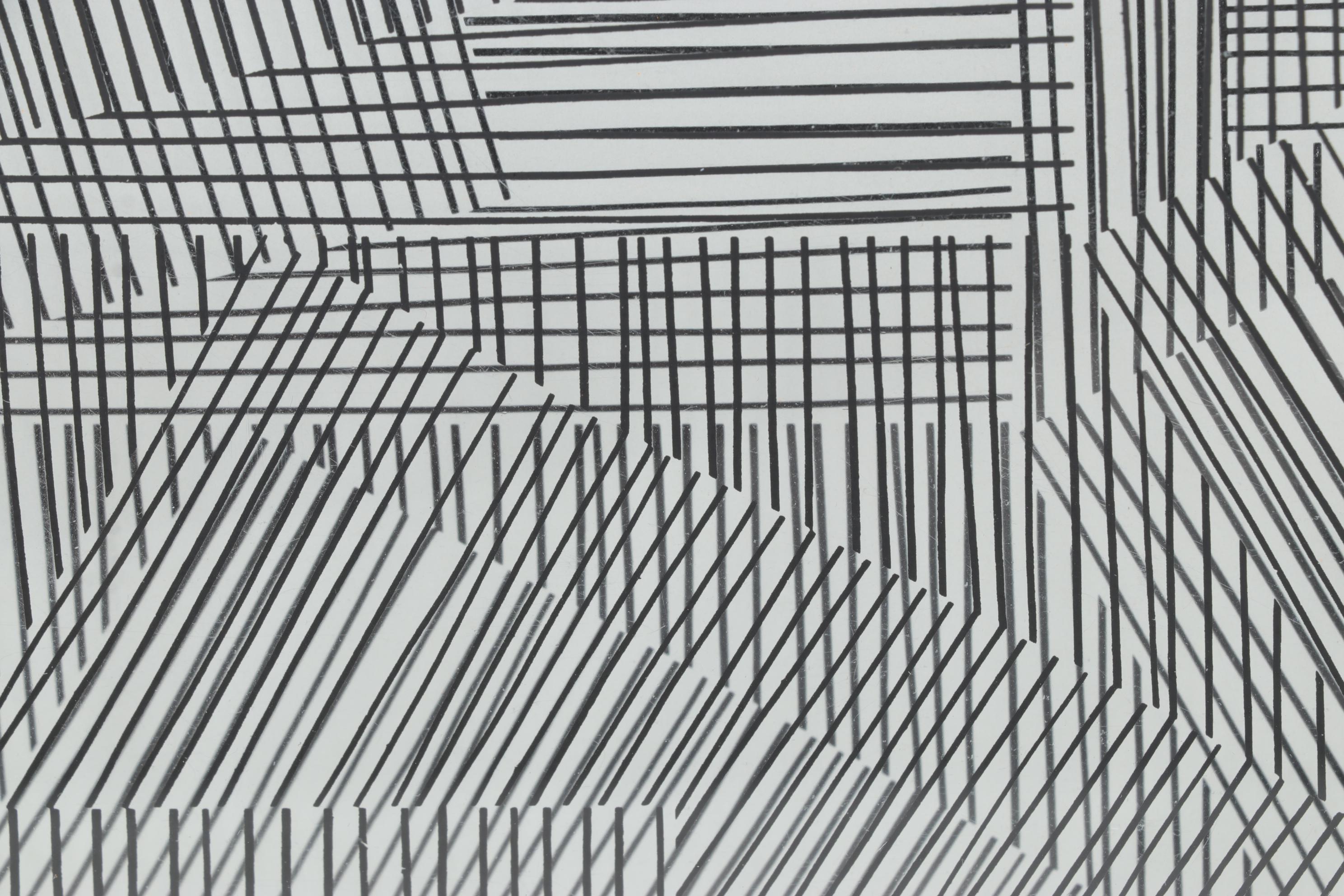 Victor Vasarely Op Art Serigraph 3-D Assemblage From "Cinétiques," 1973