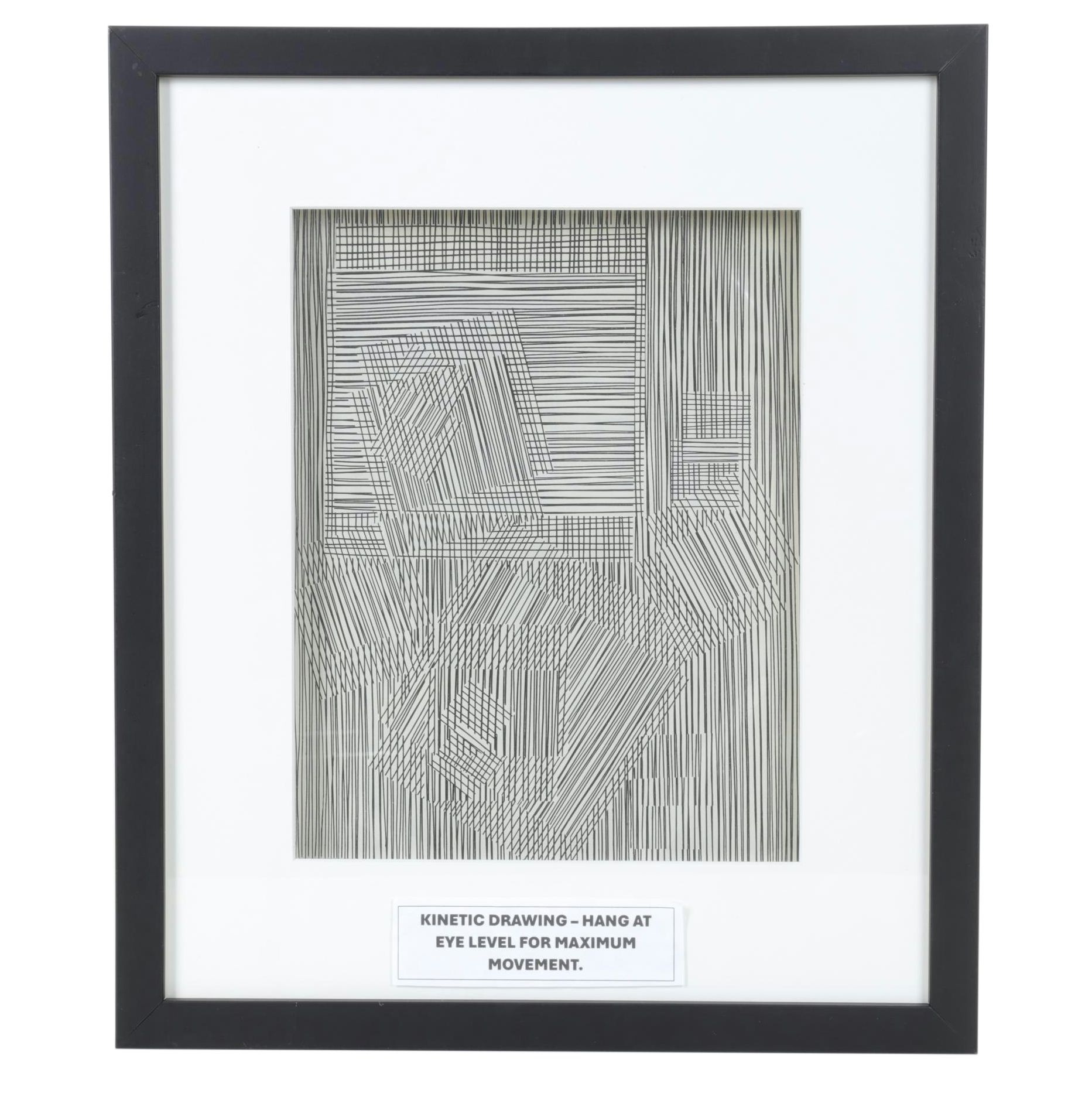 Victor Vasarely Op Art Serigraph 3-D Assemblage From "Cinétiques," 1973