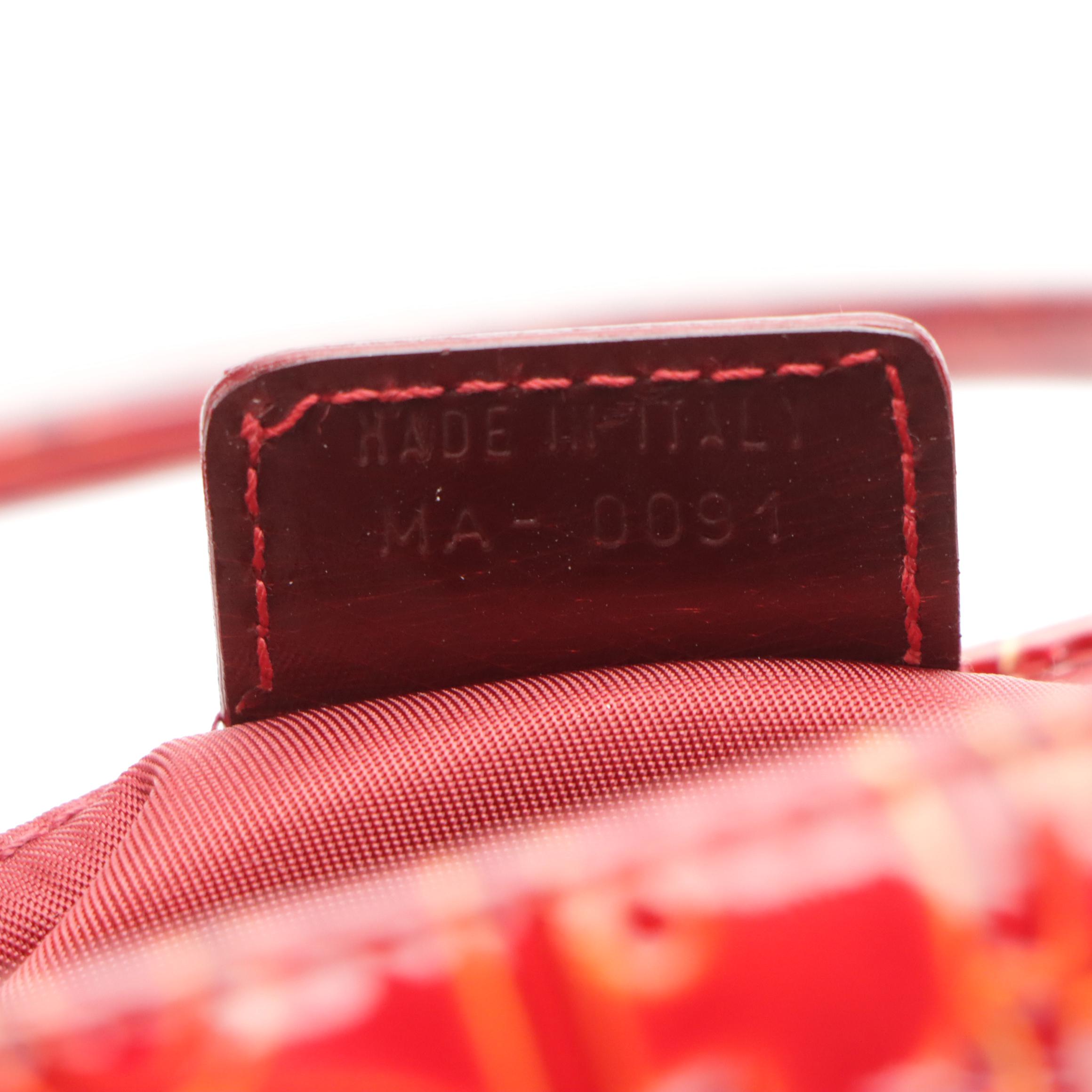 Christian Dior Ultimate Medium Lady Dior Oblique Patent Leather Two-Way Bag