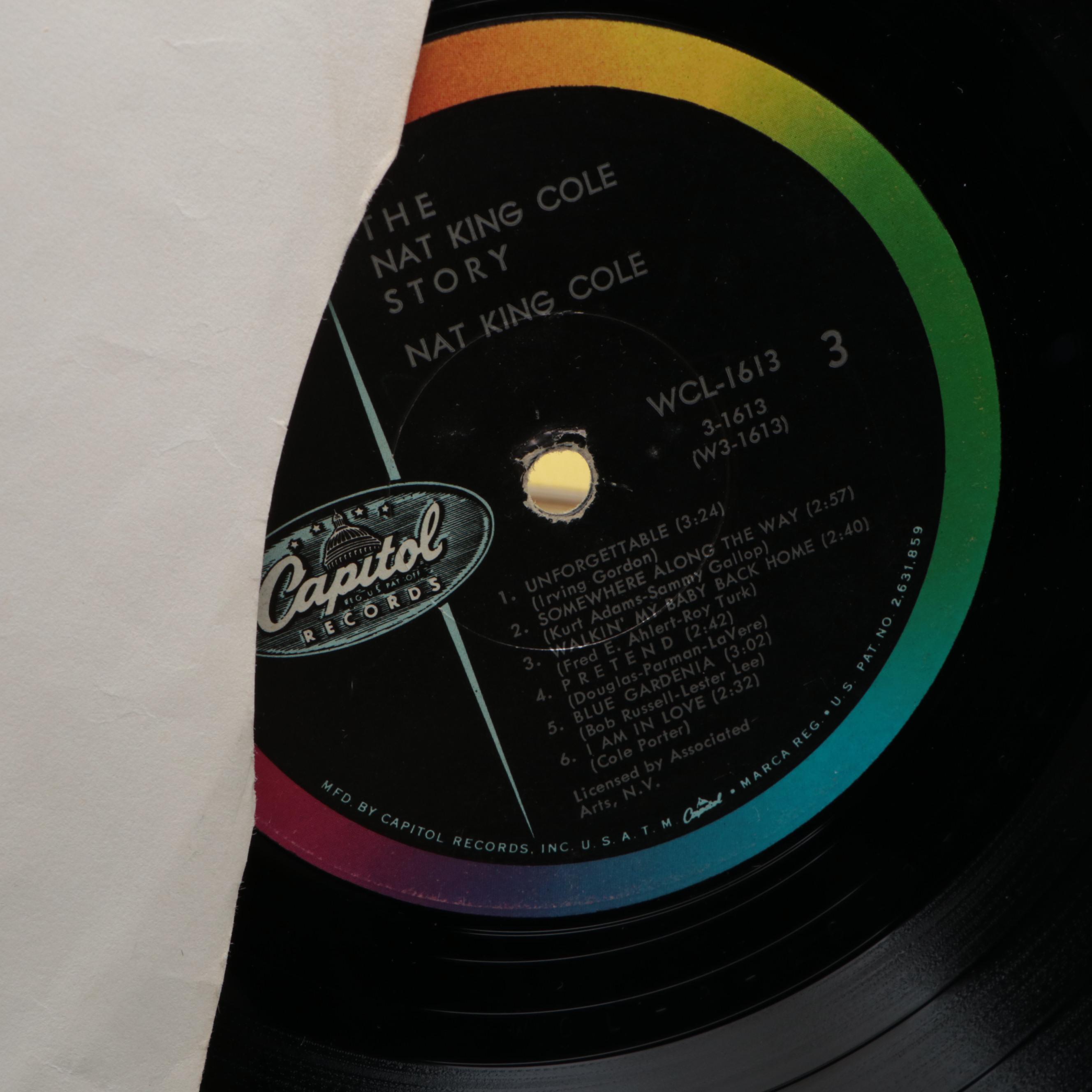 Nonfiction Books with "The Nat King Cole Story" Vinyl Record Album and More