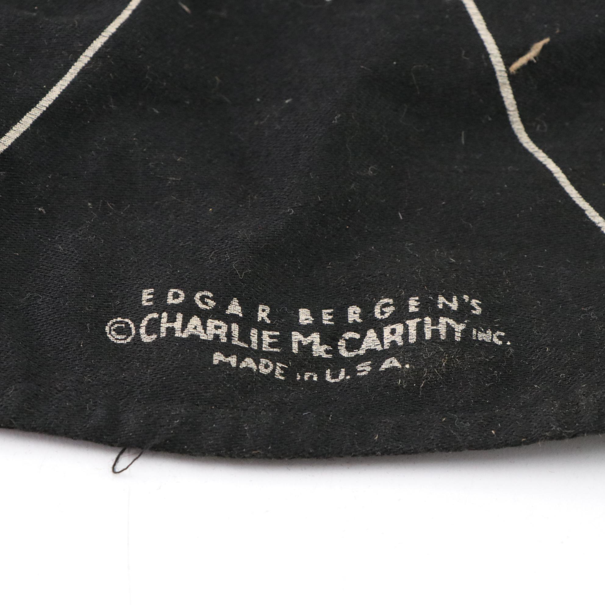 Charlie McCarthy Hand Puppet & Peg Doll