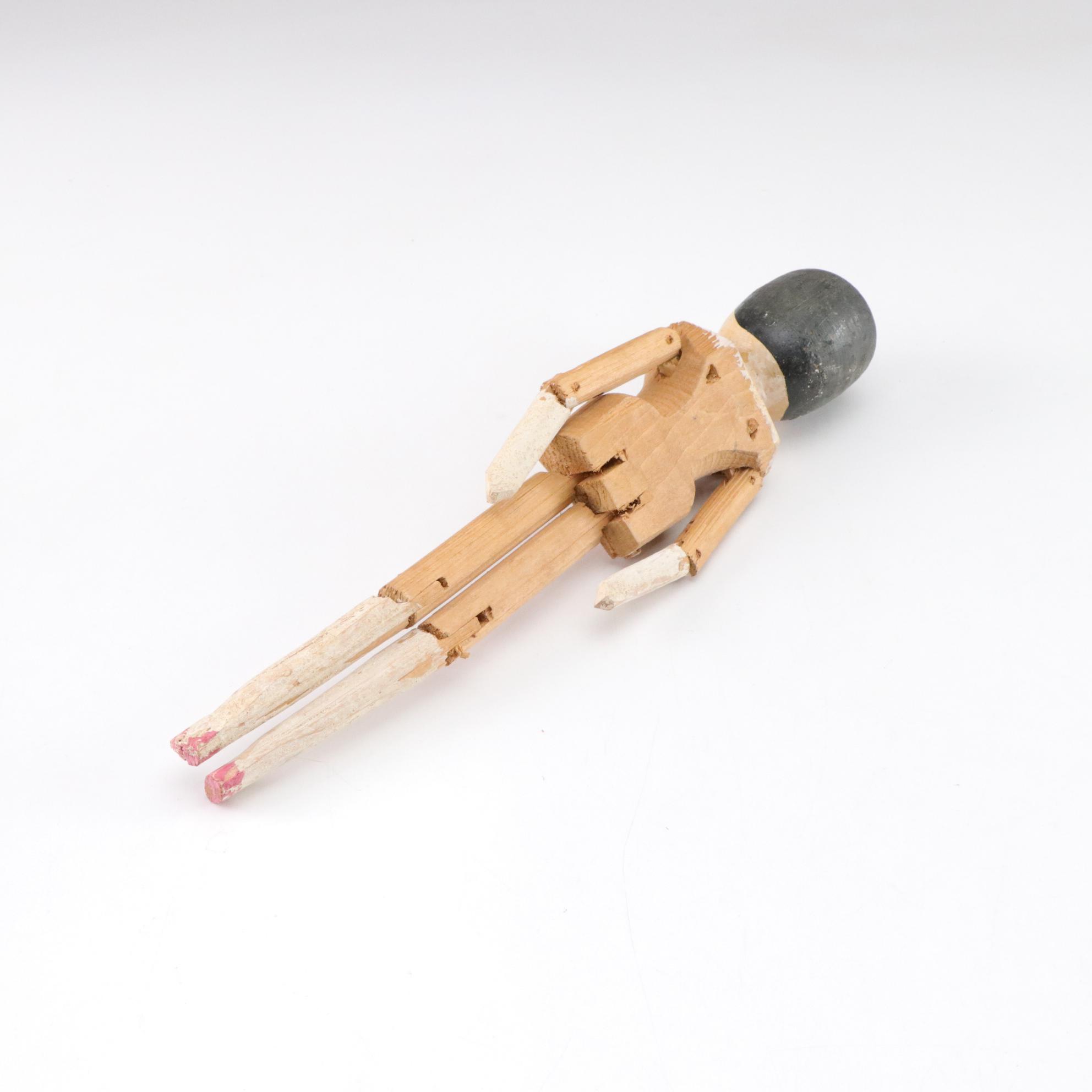 Charlie McCarthy Hand Puppet & Peg Doll