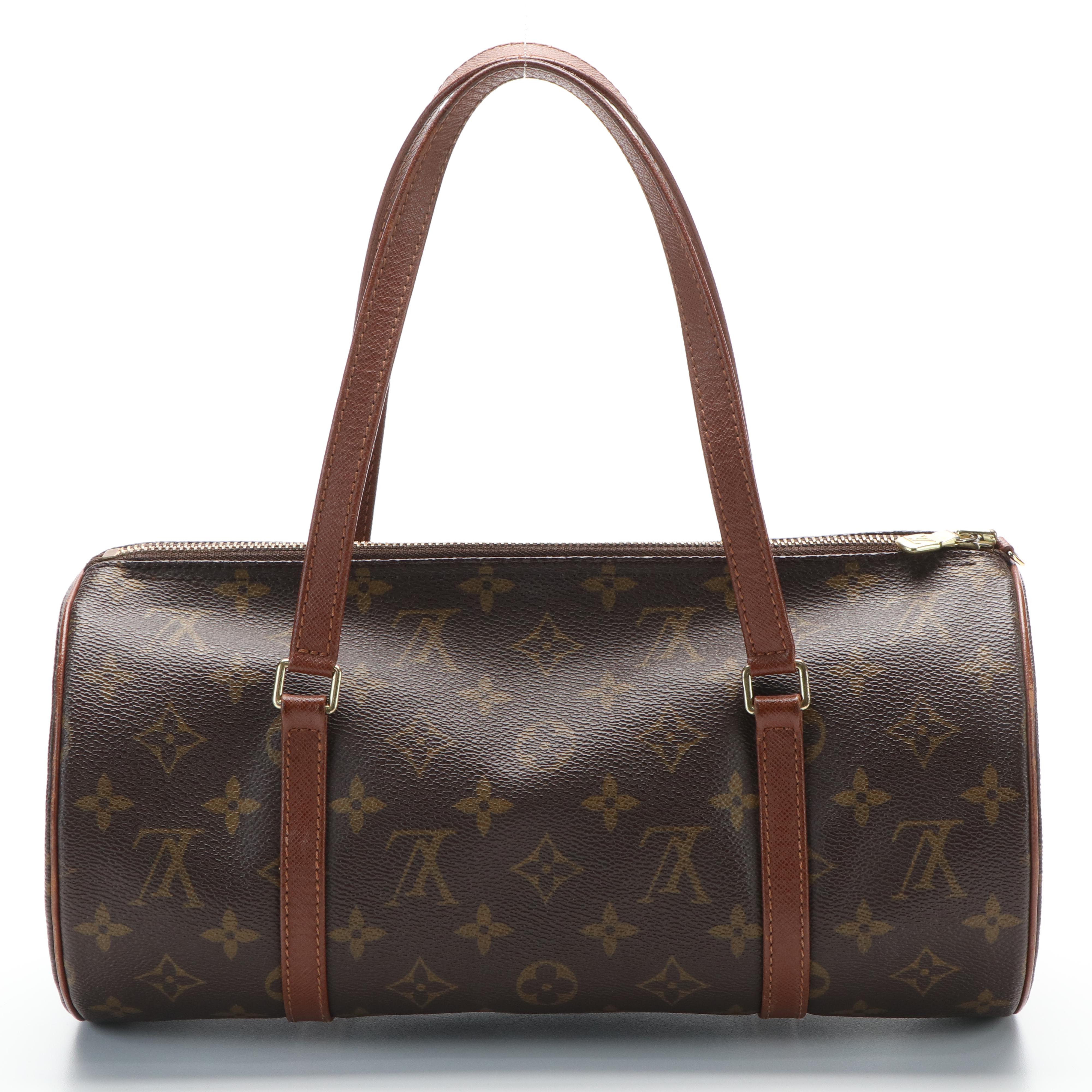Louis Vuitton Papillon 30 Shoulder Bag in Monogram Canvas with Pochette