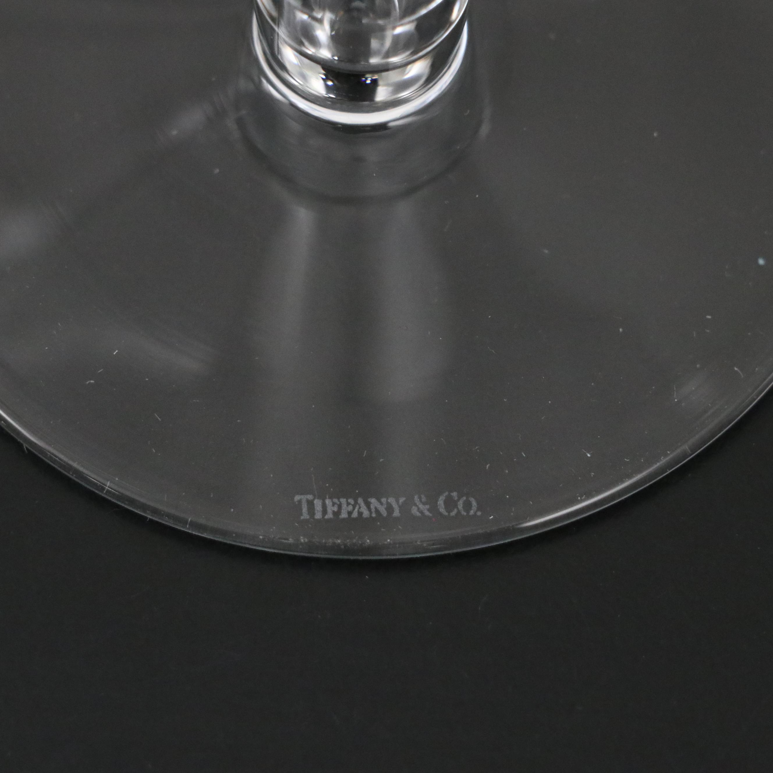 Tiffany & Co. "Trumpet" Crystal Champagne Flutes, 1996–2012