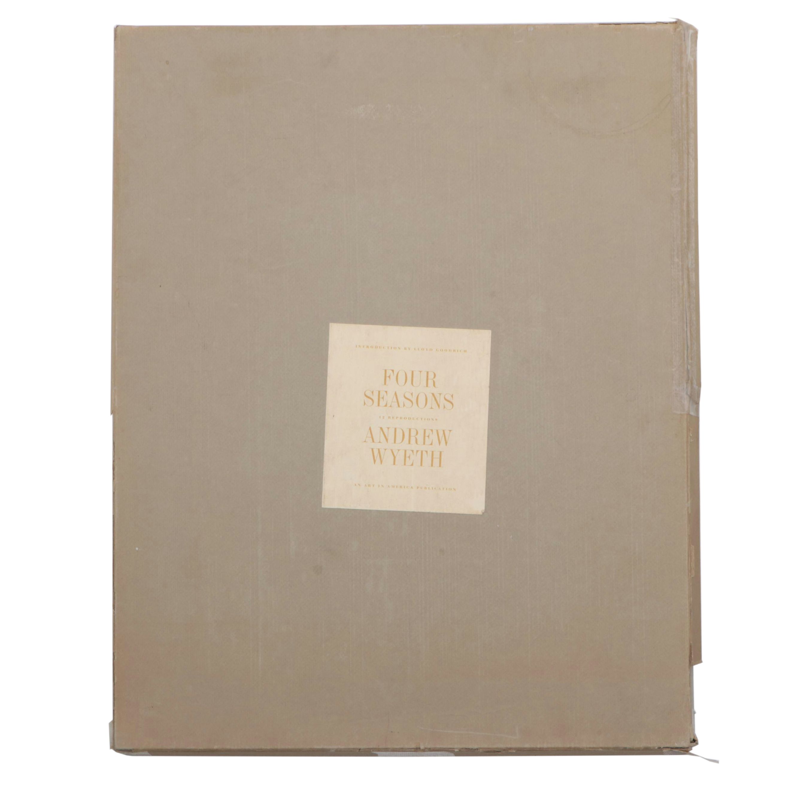 First Edition "The Four Seasons" Complete Portfolio by Andrew Wyeth, 1963