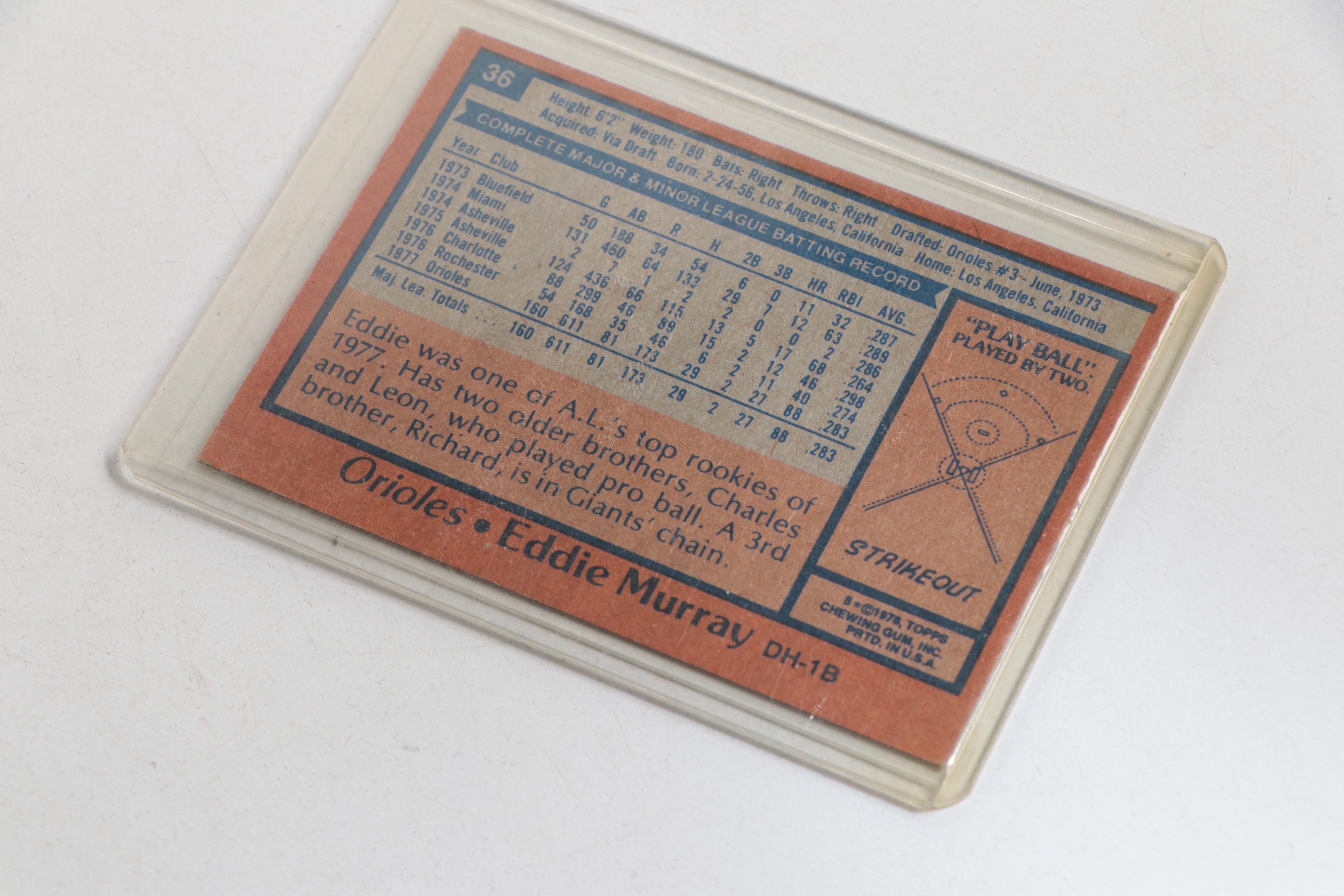 1978 and 1977 Topps Baseball Card Sets Featuring Nolan Ryan and More