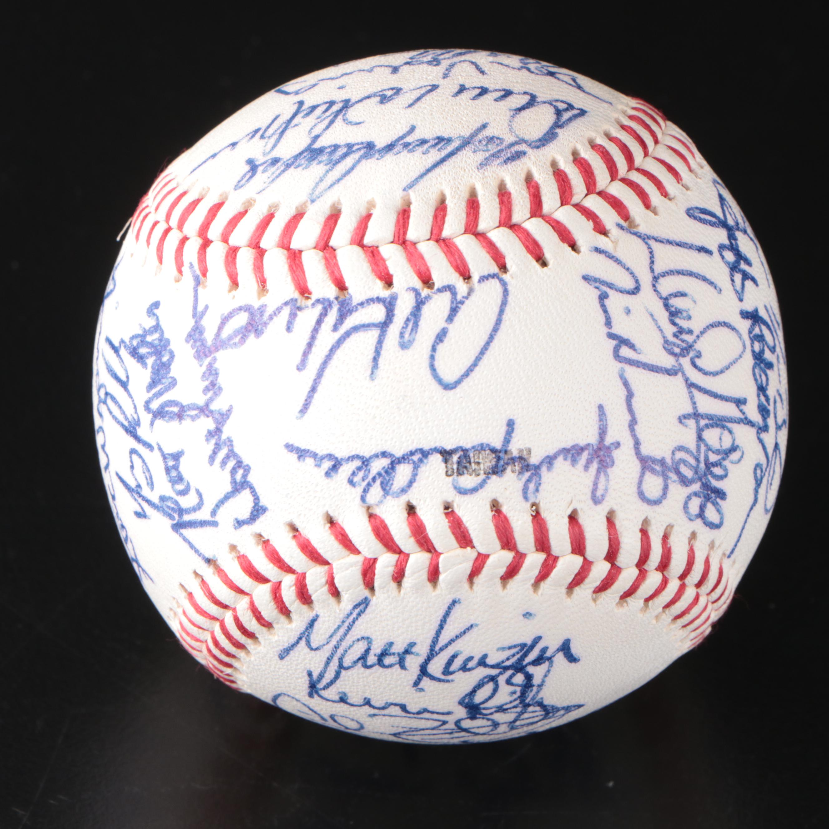Detroit Tigers Team Signed Baseballs with Al Kaline, Buddy Bell, and More