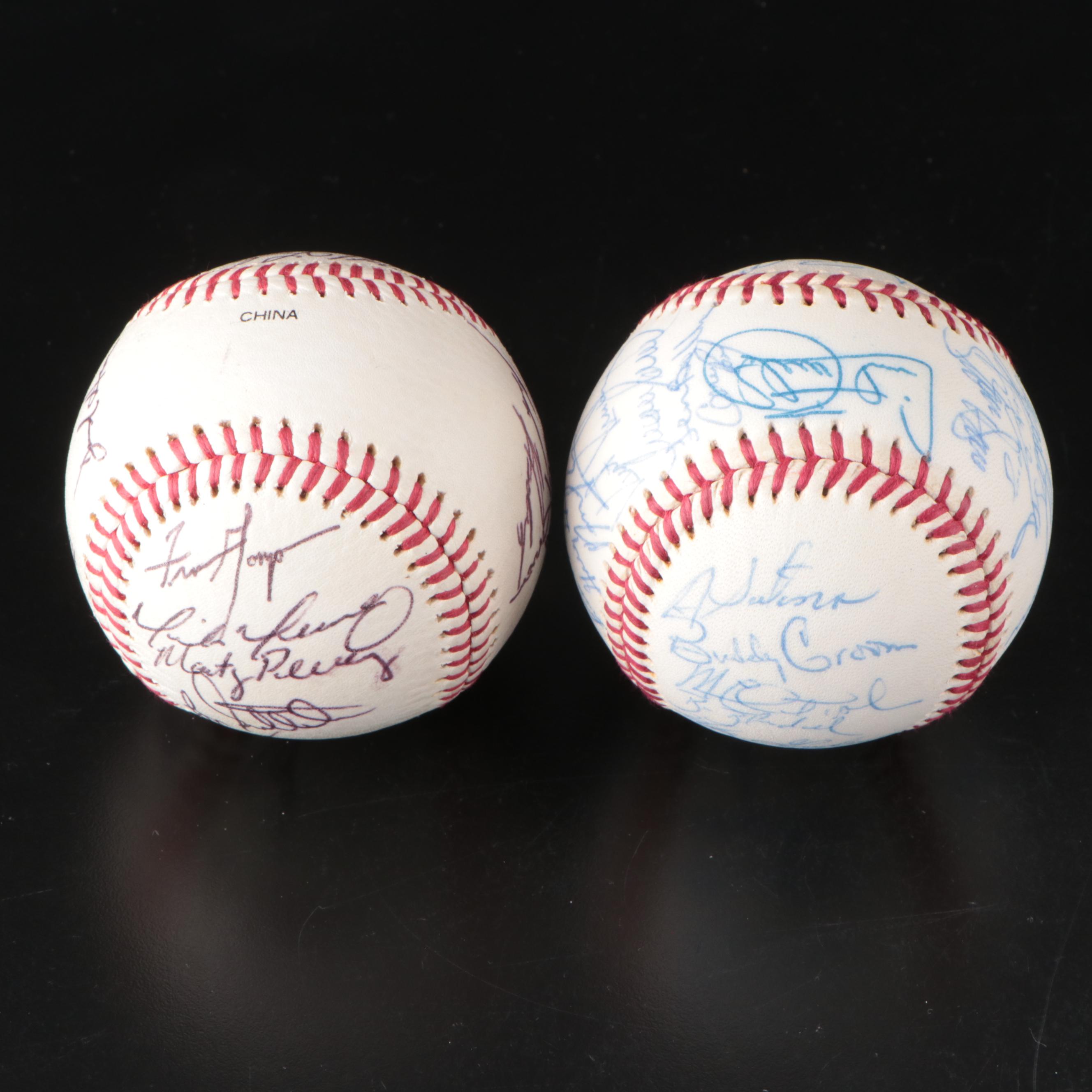 Detroit Tigers Team Signed Baseballs with Al Kaline, Buddy Bell, and More