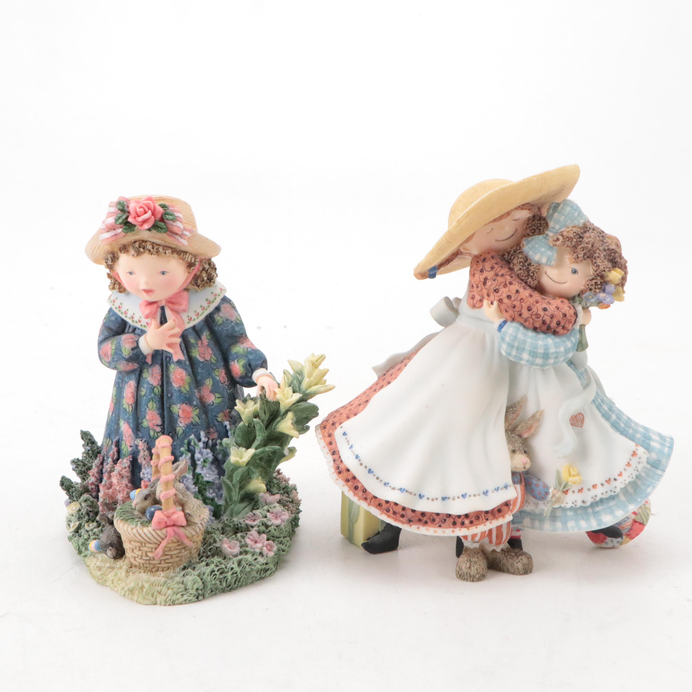 First Edition Picnic with Molly & More Special Friends Figurines by Lang & Wise