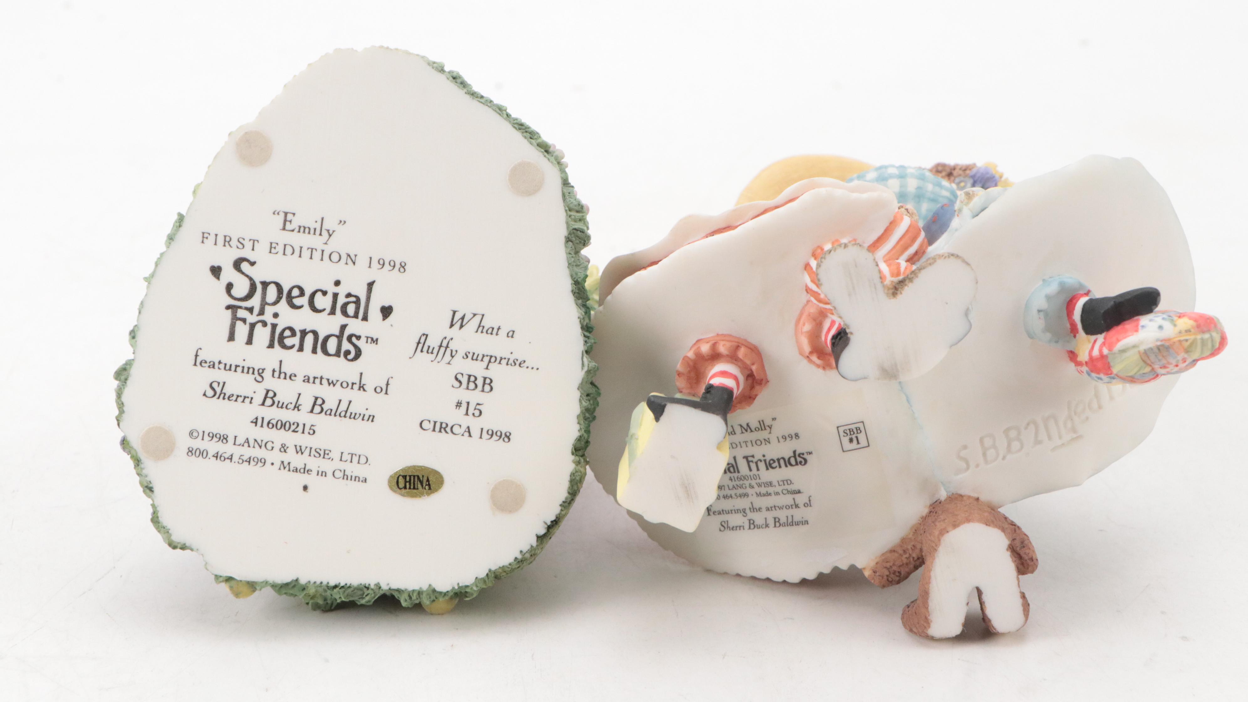 First Edition Picnic with Molly & More Special Friends Figurines by Lang & Wise