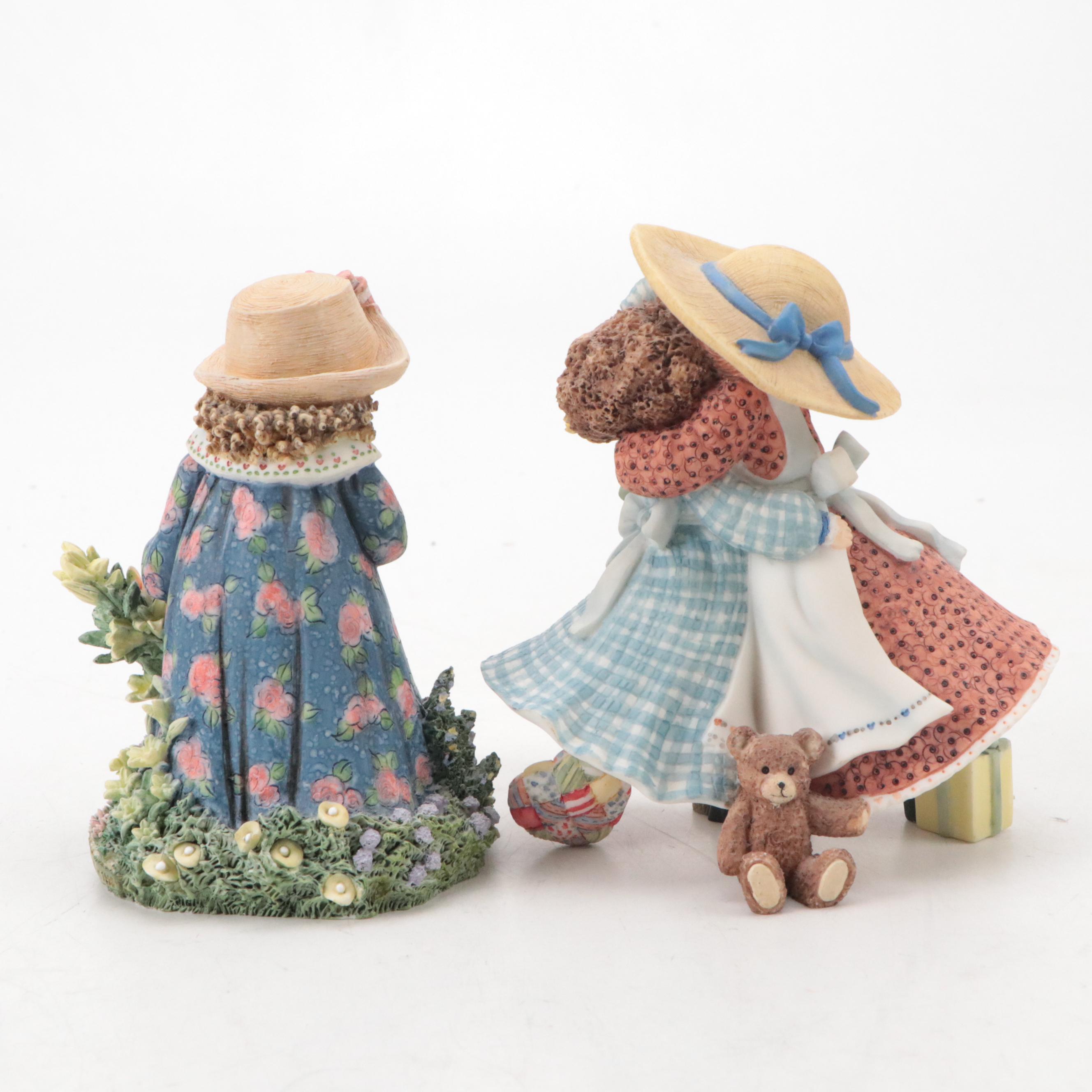 First Edition Picnic with Molly & More Special Friends Figurines by Lang & Wise