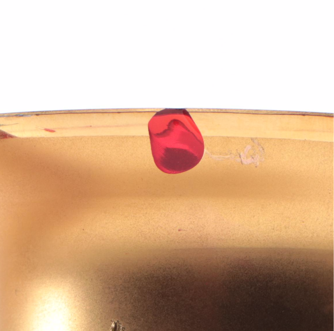 Simone Cenedese Gilt Ruby Murano Glass Vases