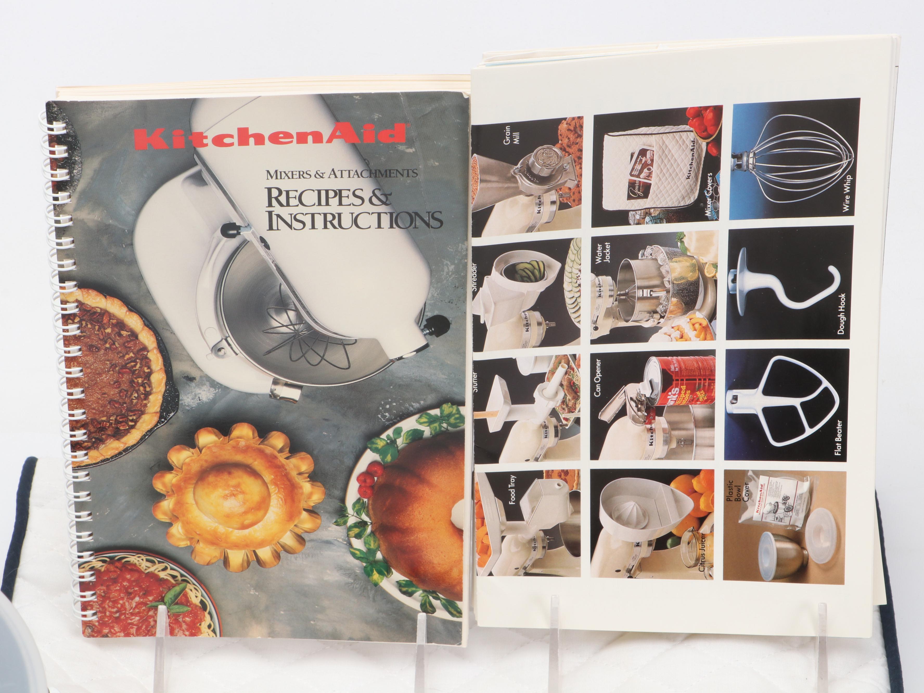 KitchenAid Model KSM50PWH Mixer with Attachments