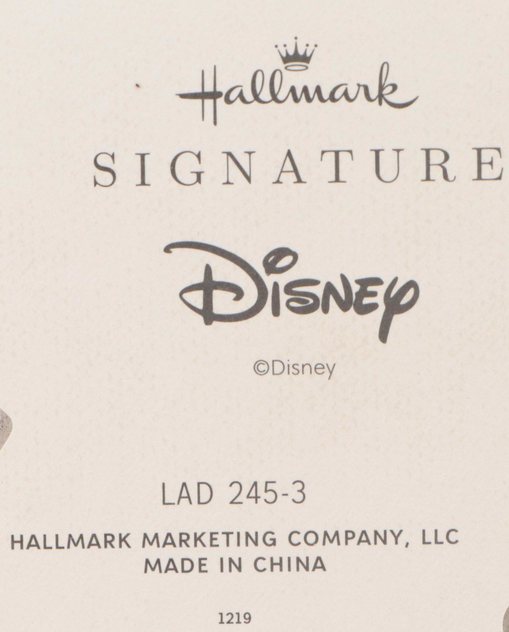 Mickey Mouse and Goofy Platter with Plates, Plaque and "LIFE" Magazine