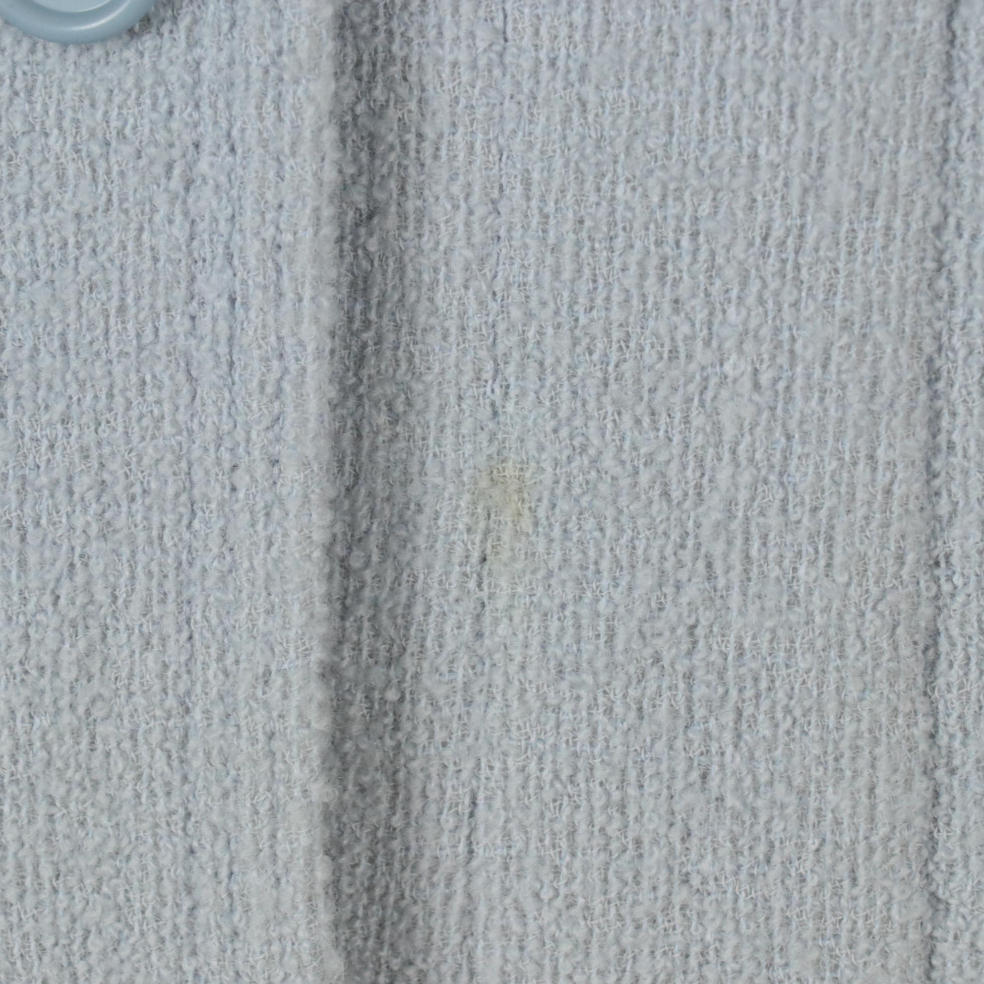 Chanel Boutique for Bergdorf Goodman Pale Blue Textured Wool Blend Jacket