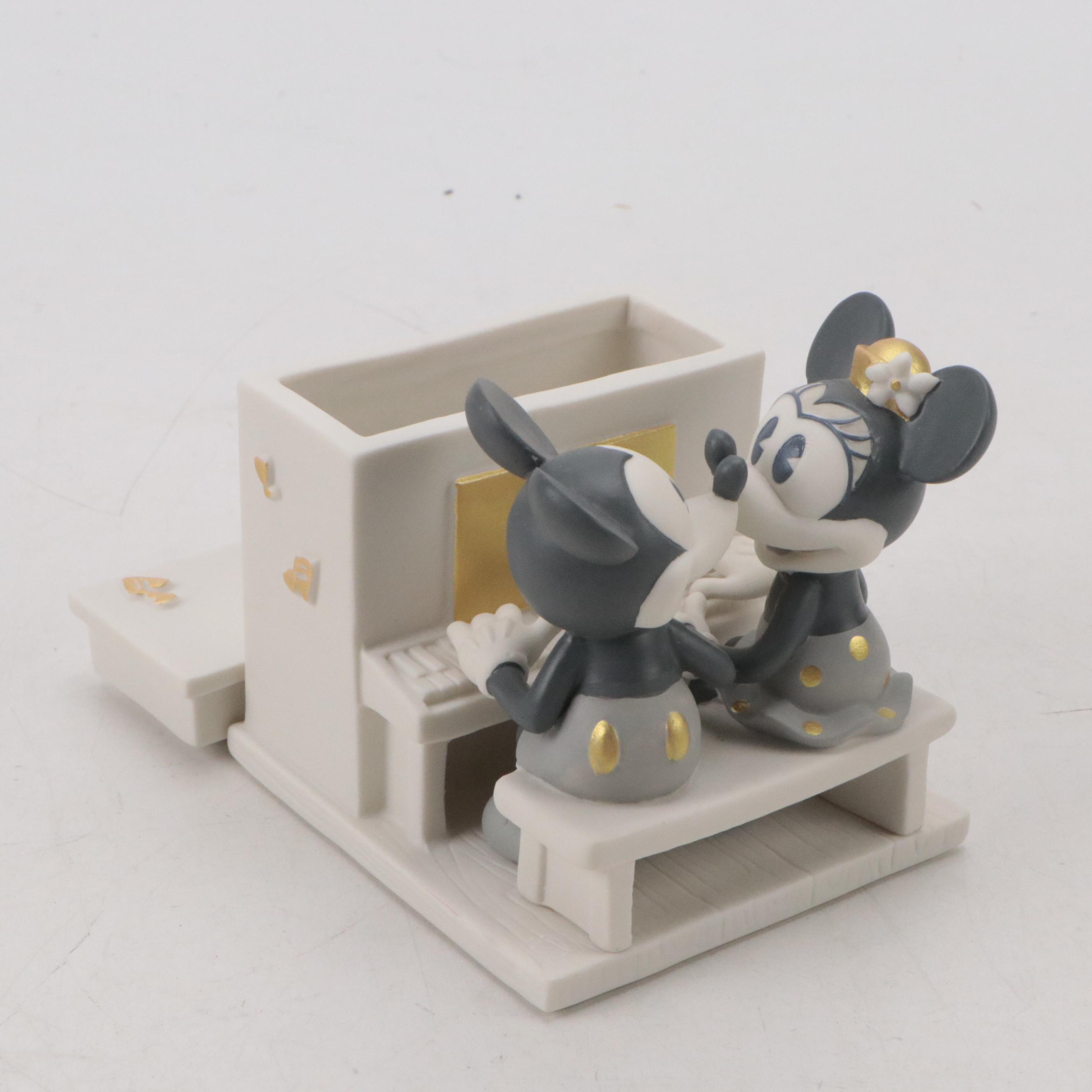 Florida Souvenir Plates with Disney World Book, Lenox Lidded Jar, and Box