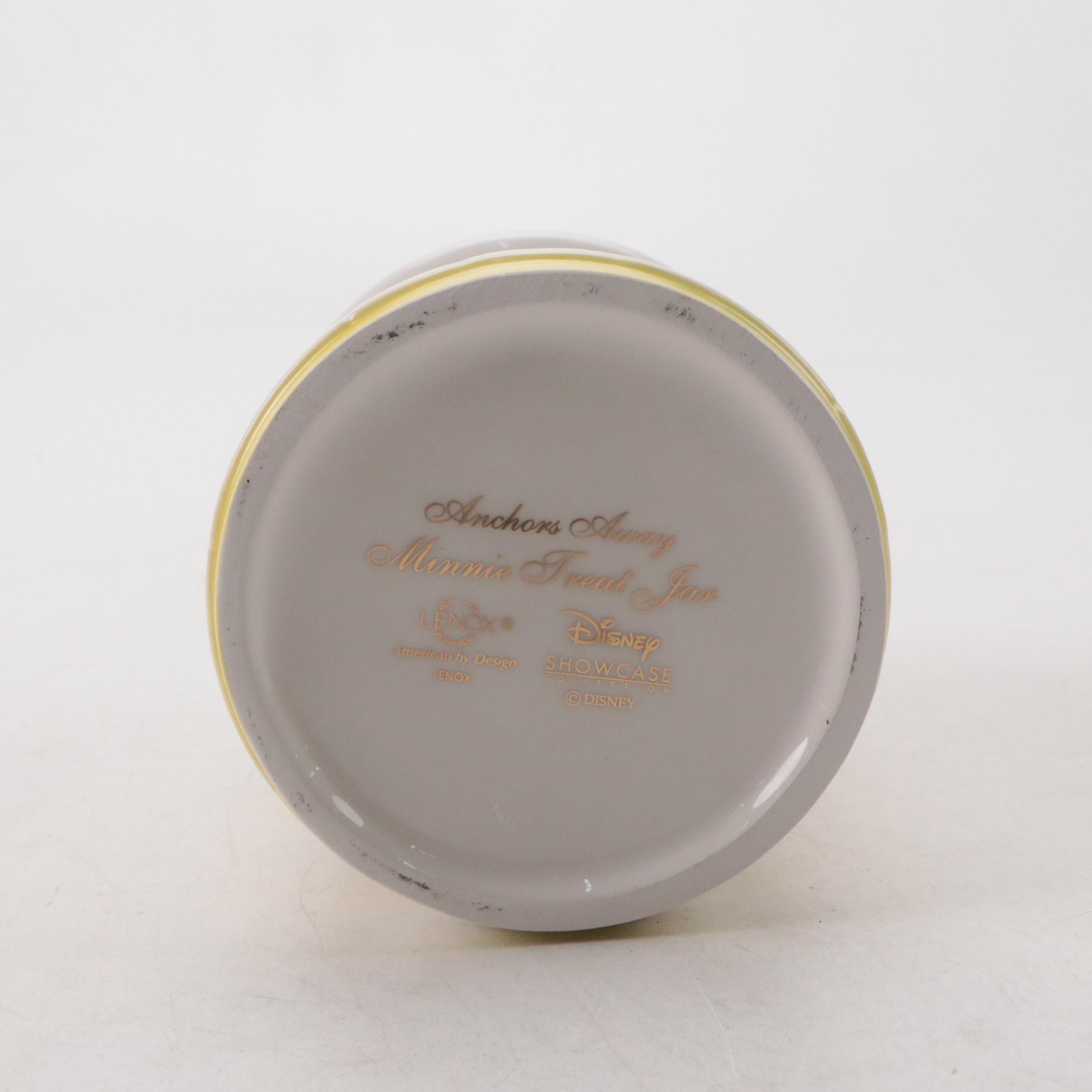 Florida Souvenir Plates with Disney World Book, Lenox Lidded Jar, and Box