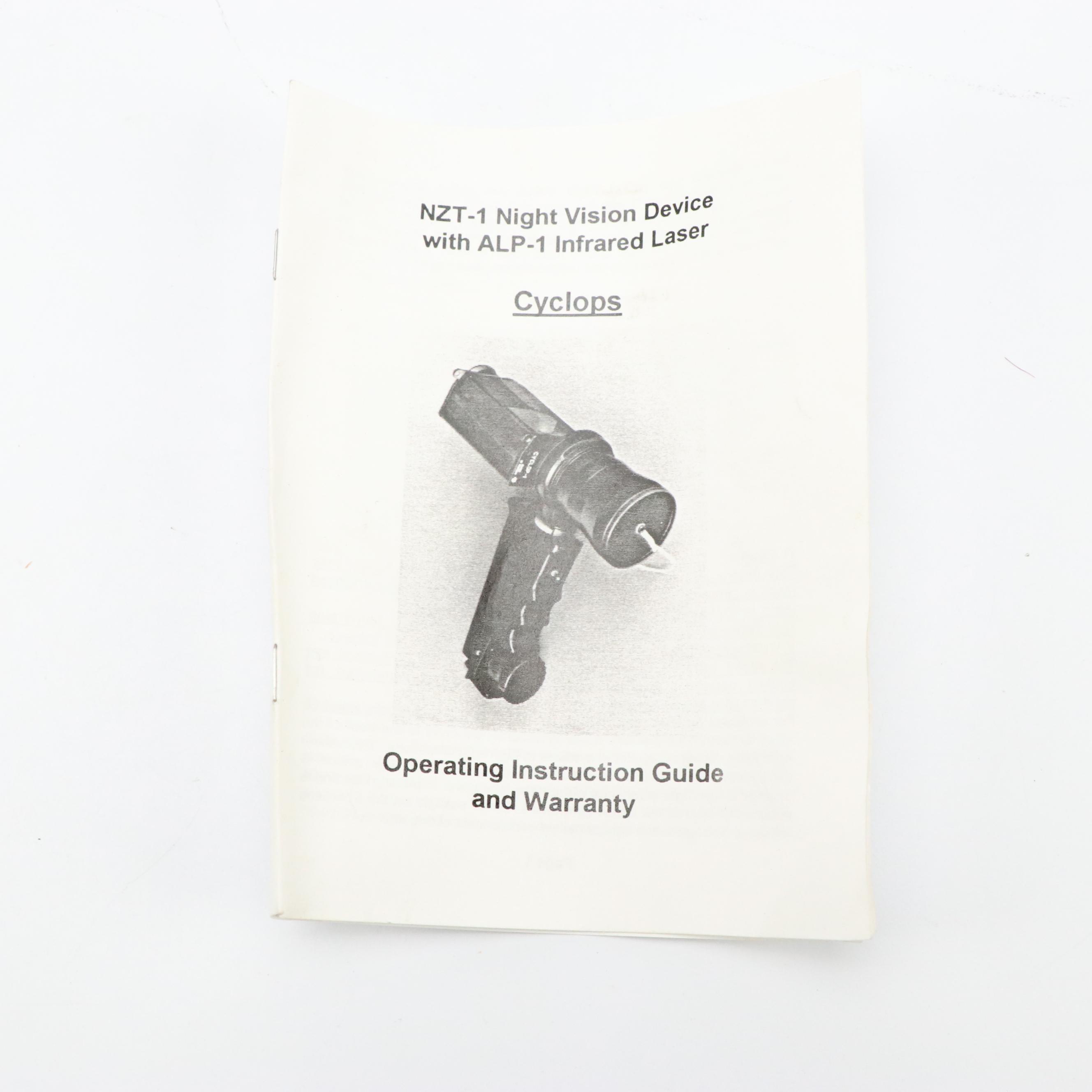 Cyclop NZT-1 Night Vision Device with ALP-1 Infrared Laser and USSR Patch