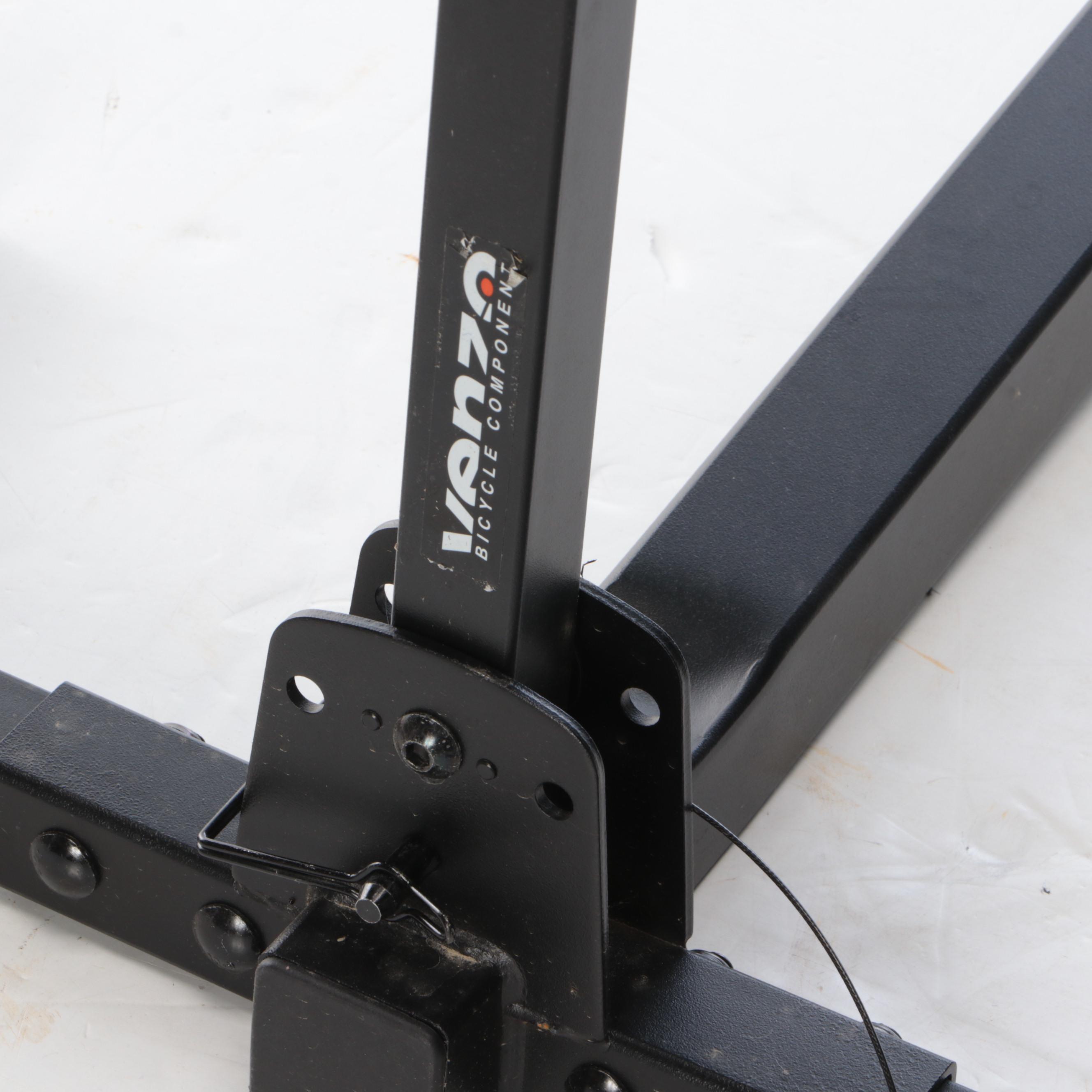 Venzo Hitch Mount Double Bicycle Carrier