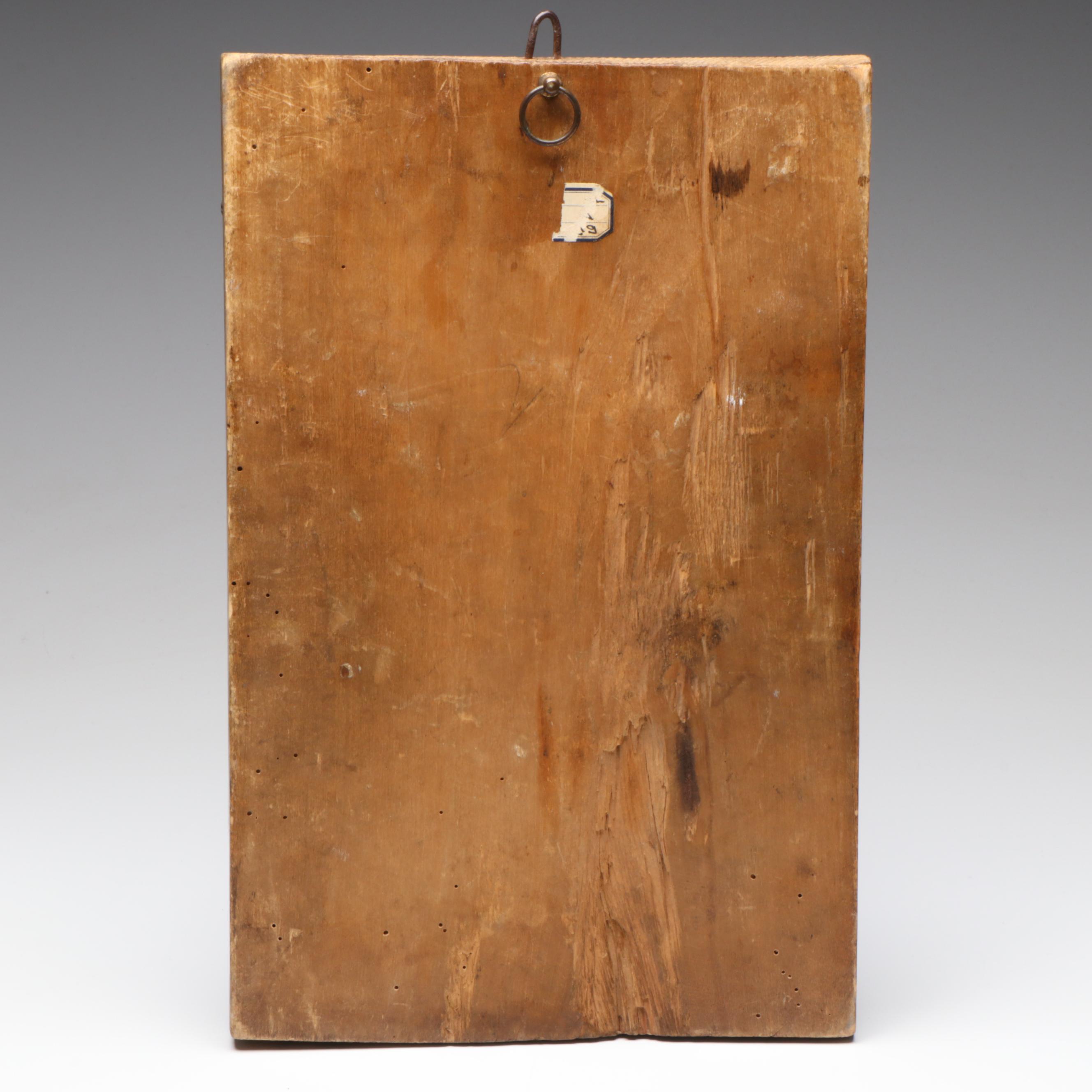 Antique Greek Orthodox Icon of the Archangel Michael, 18th Century